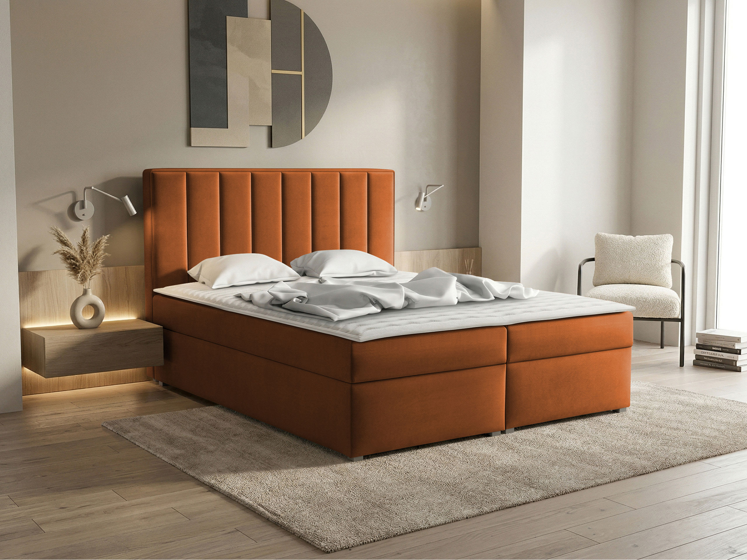 Pat boxspring Pomona 116 (Magic catifea 2213)