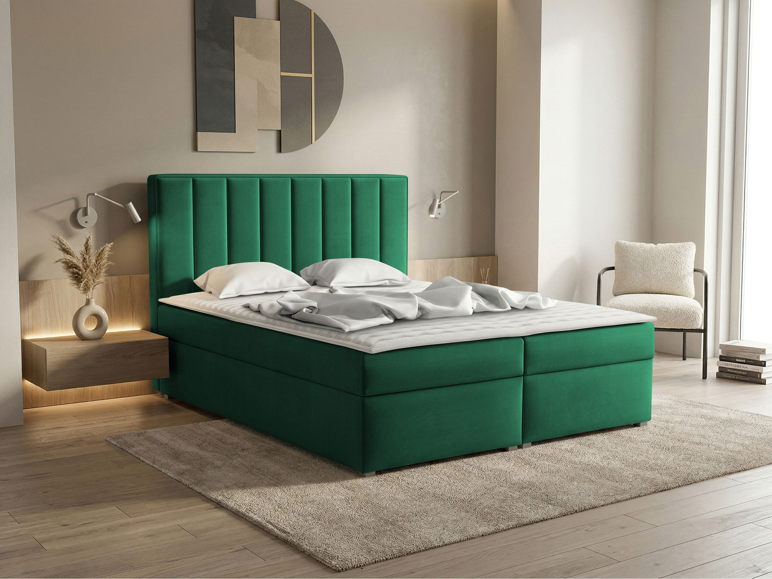 Pat boxspring Pomona 116 (Magic catifea 2225)
