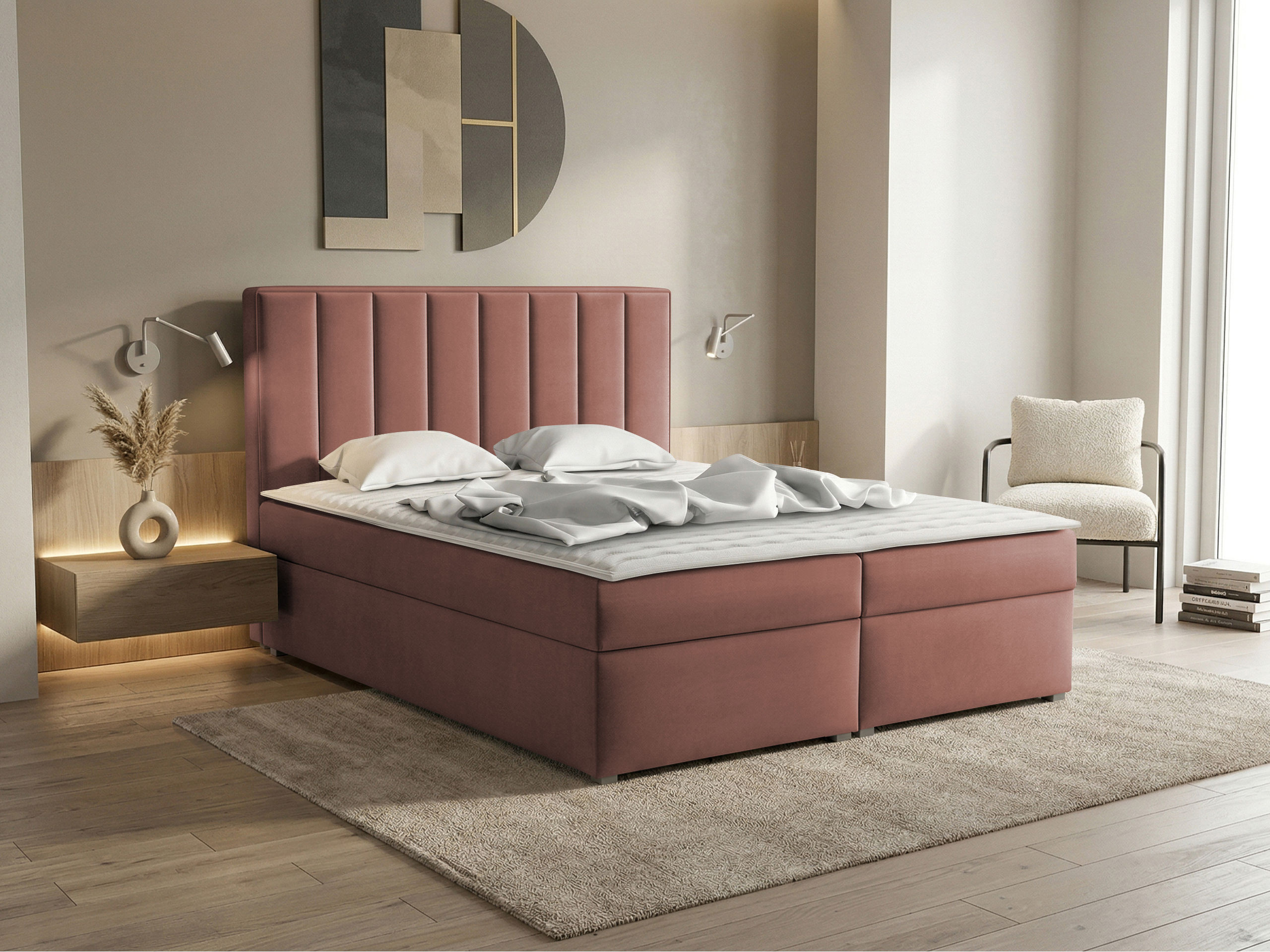 Pat boxspring Pomona 116 (Magic catifea 2258)