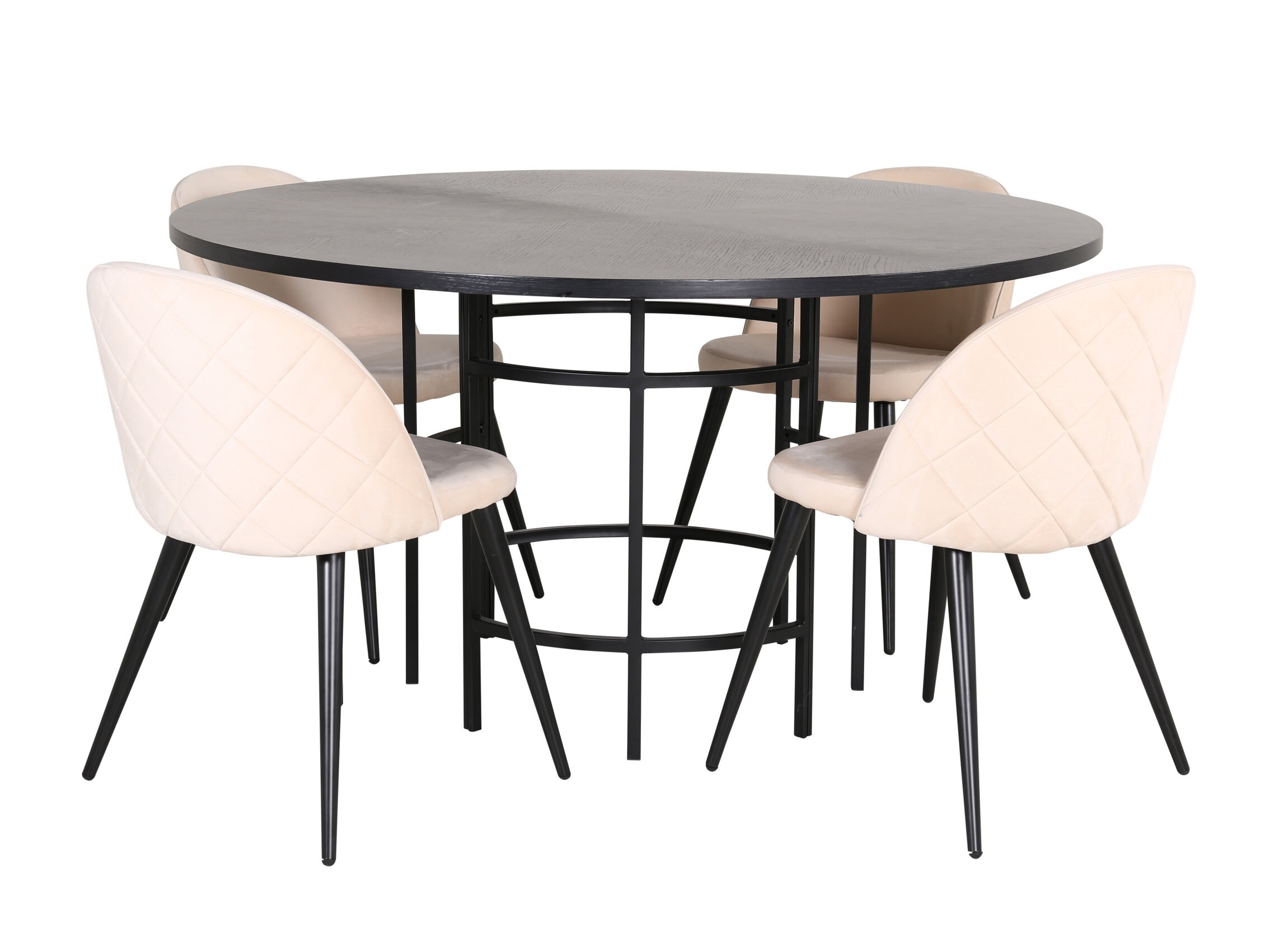 Set de mese Dallas 2386 (Negru + Crem)