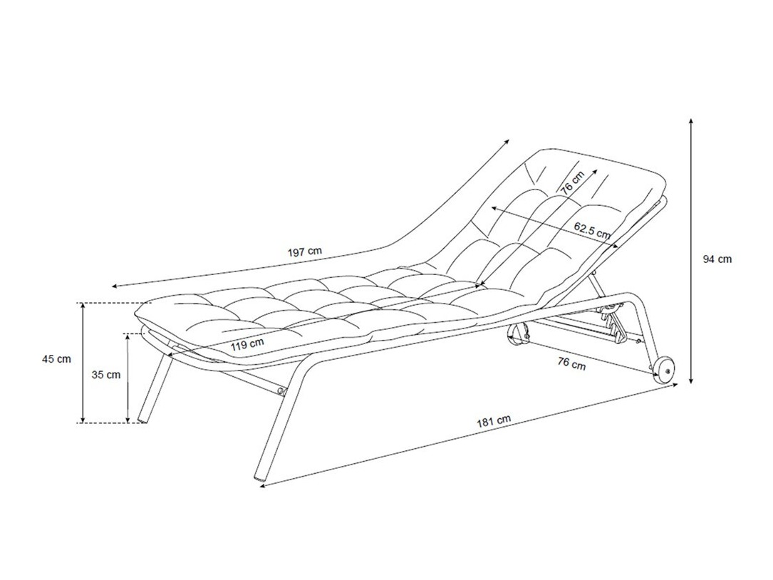 Şezlong Mandeville 360