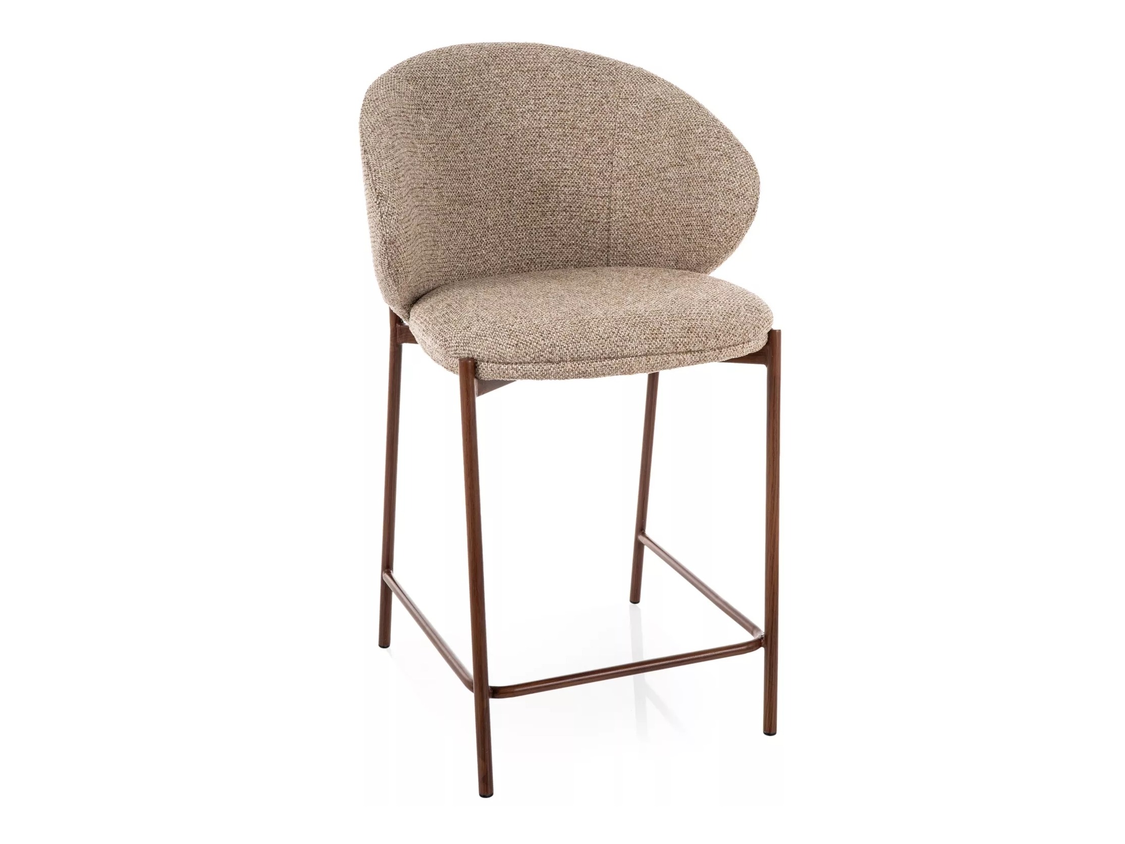 Scaun de bar Detroit 947 (Maro deschis + Nuc)