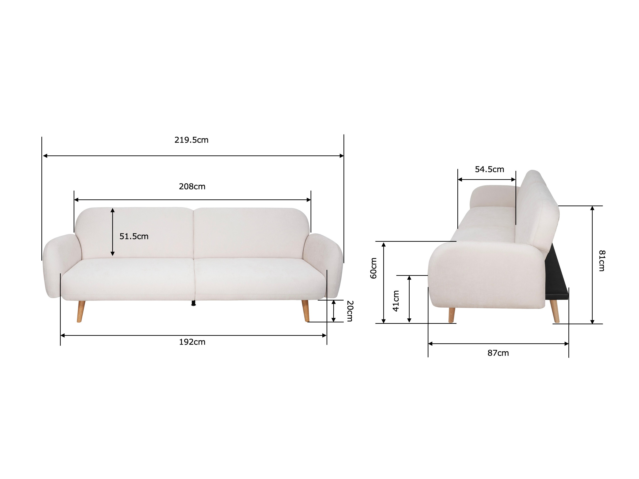 Canapea extensibilă Comfivo Urbas (Maloy 11)
