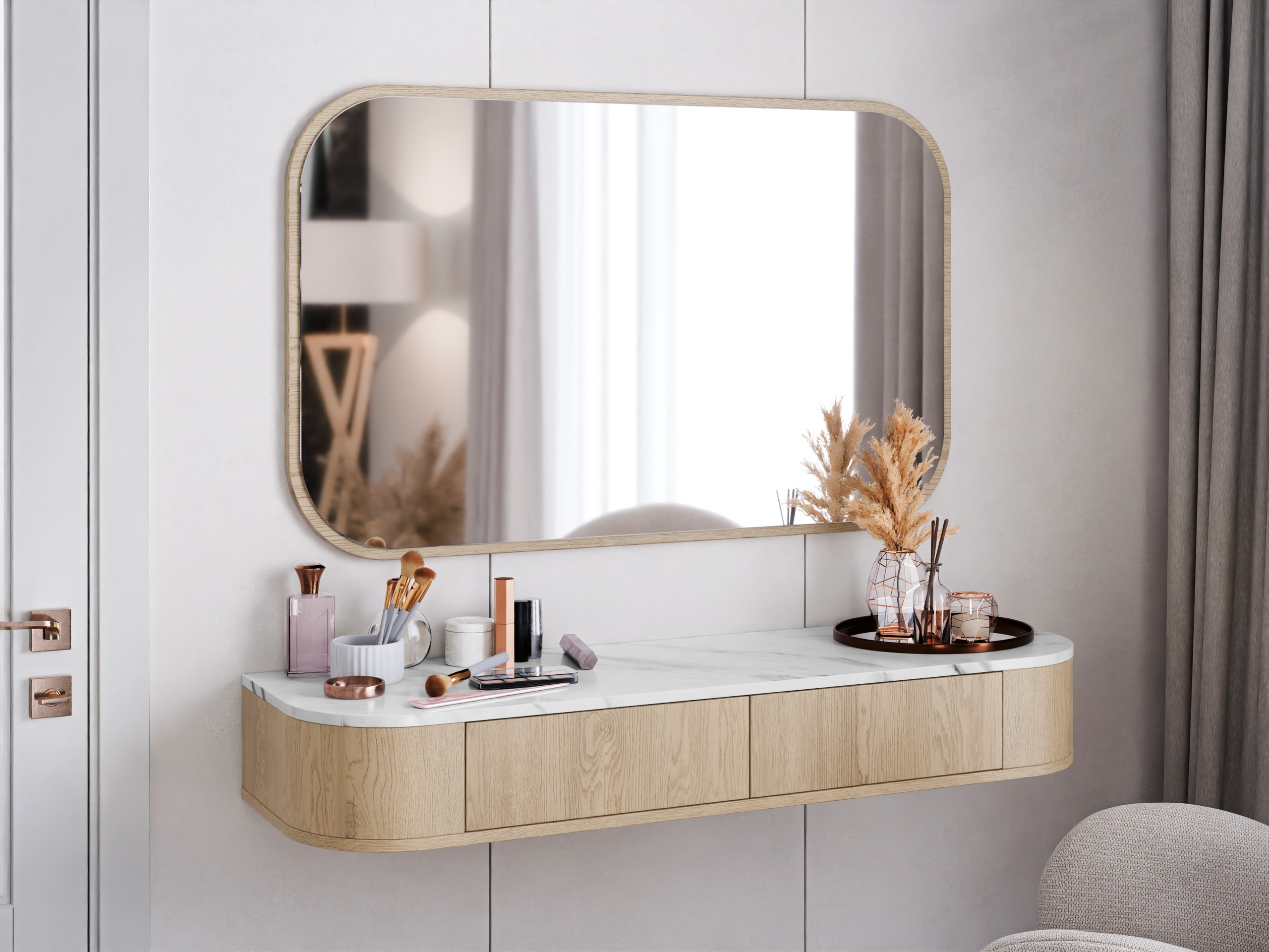 Măsuță de machiaj Comfivo Livtena 107