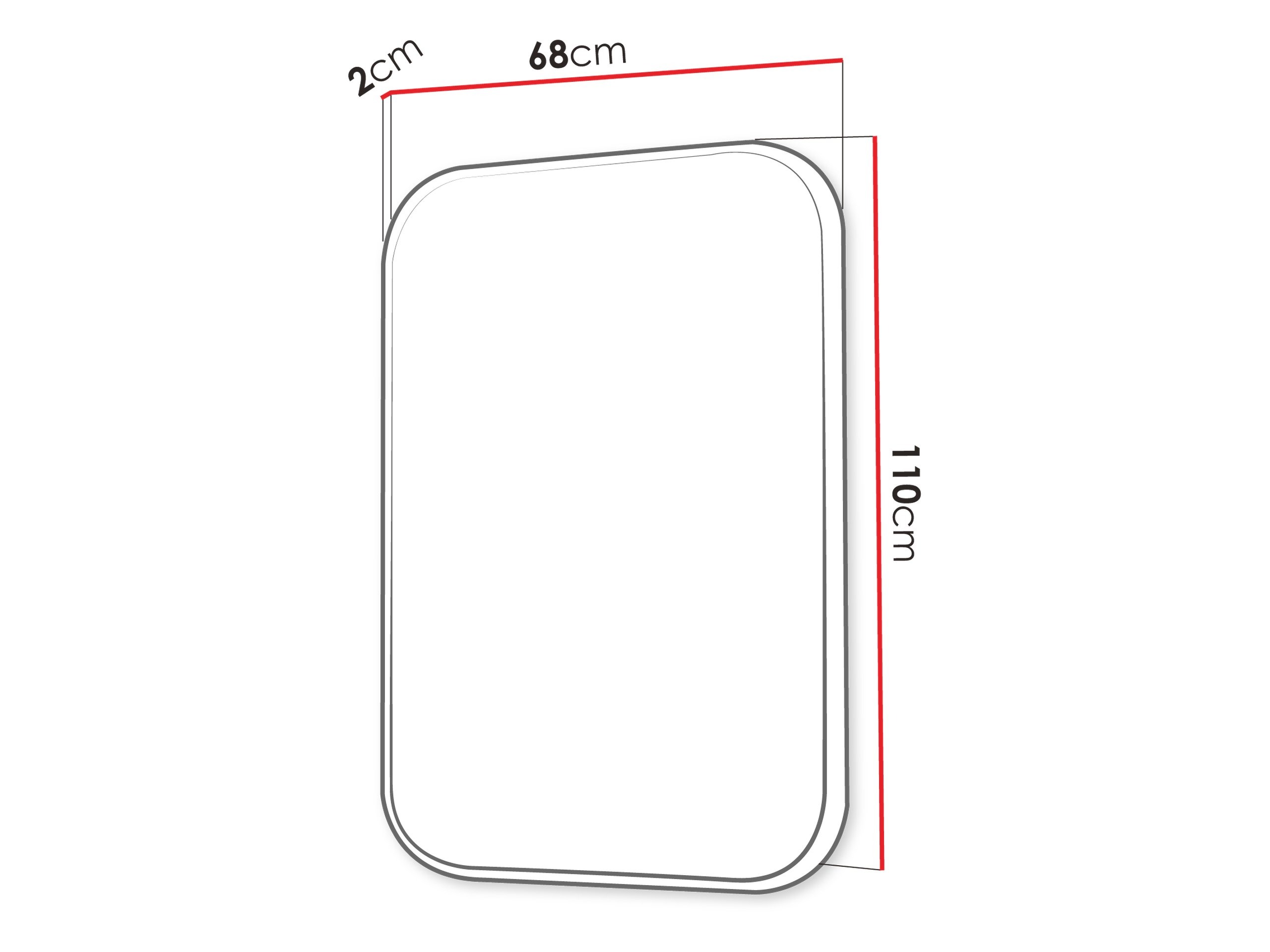 Oglindă Comfivo Mirsoni 106