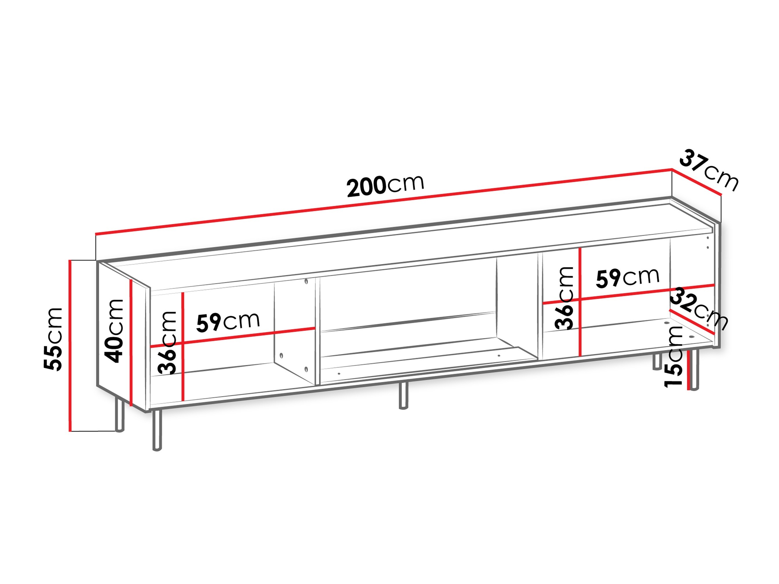 Comodă TV Comfivo Belviro 110
