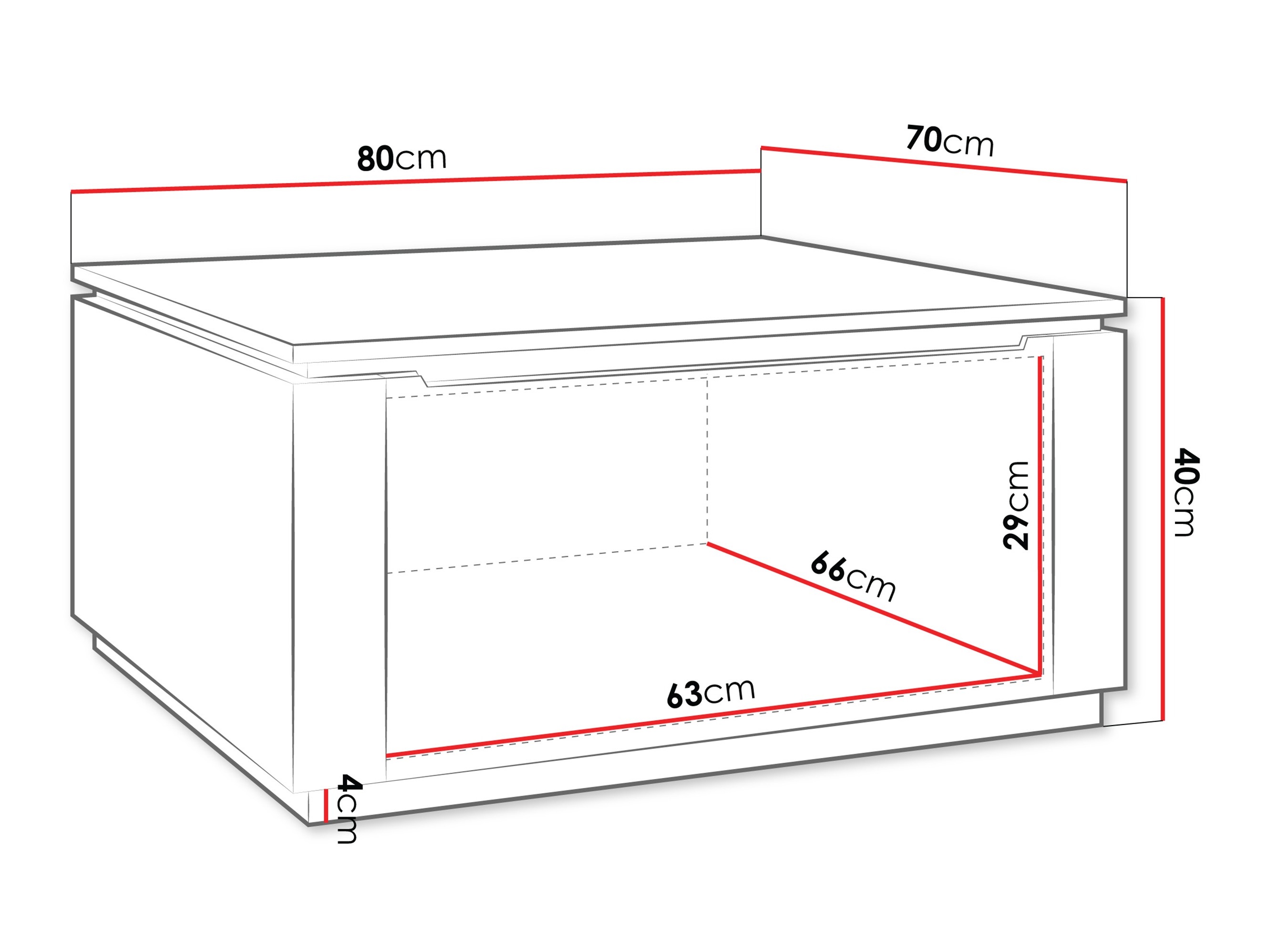 Măsuță de cafea Comfivo Elivelo 106