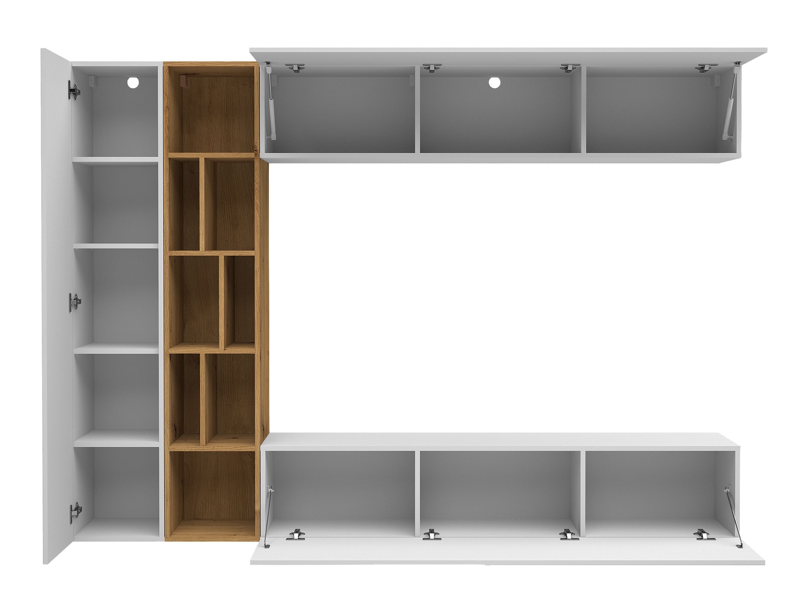 Set de living Comfivo Natura (Cașmir + Stejar artizan)