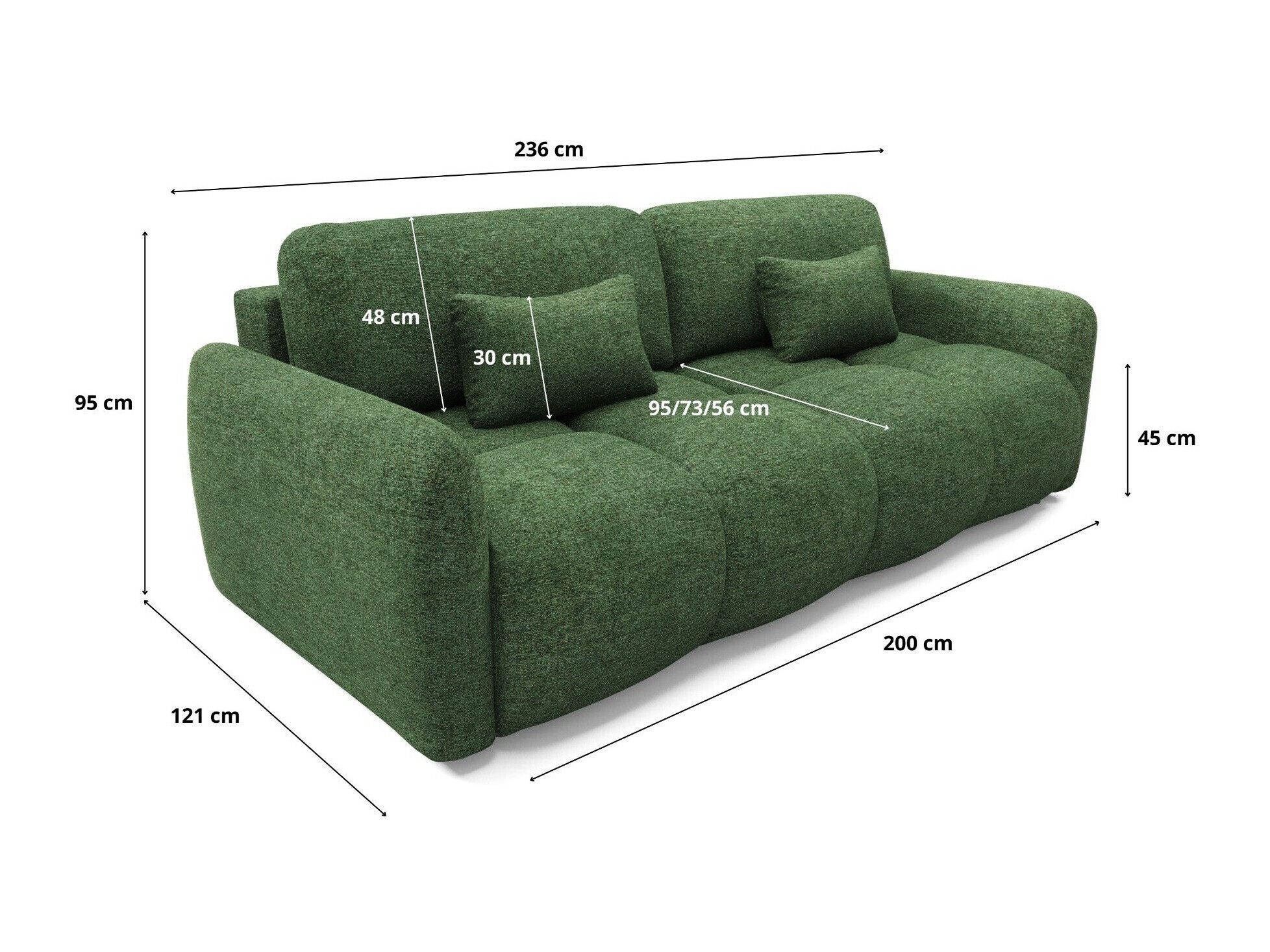 Canapea extensibilă Franklin 218 (Bella 80)