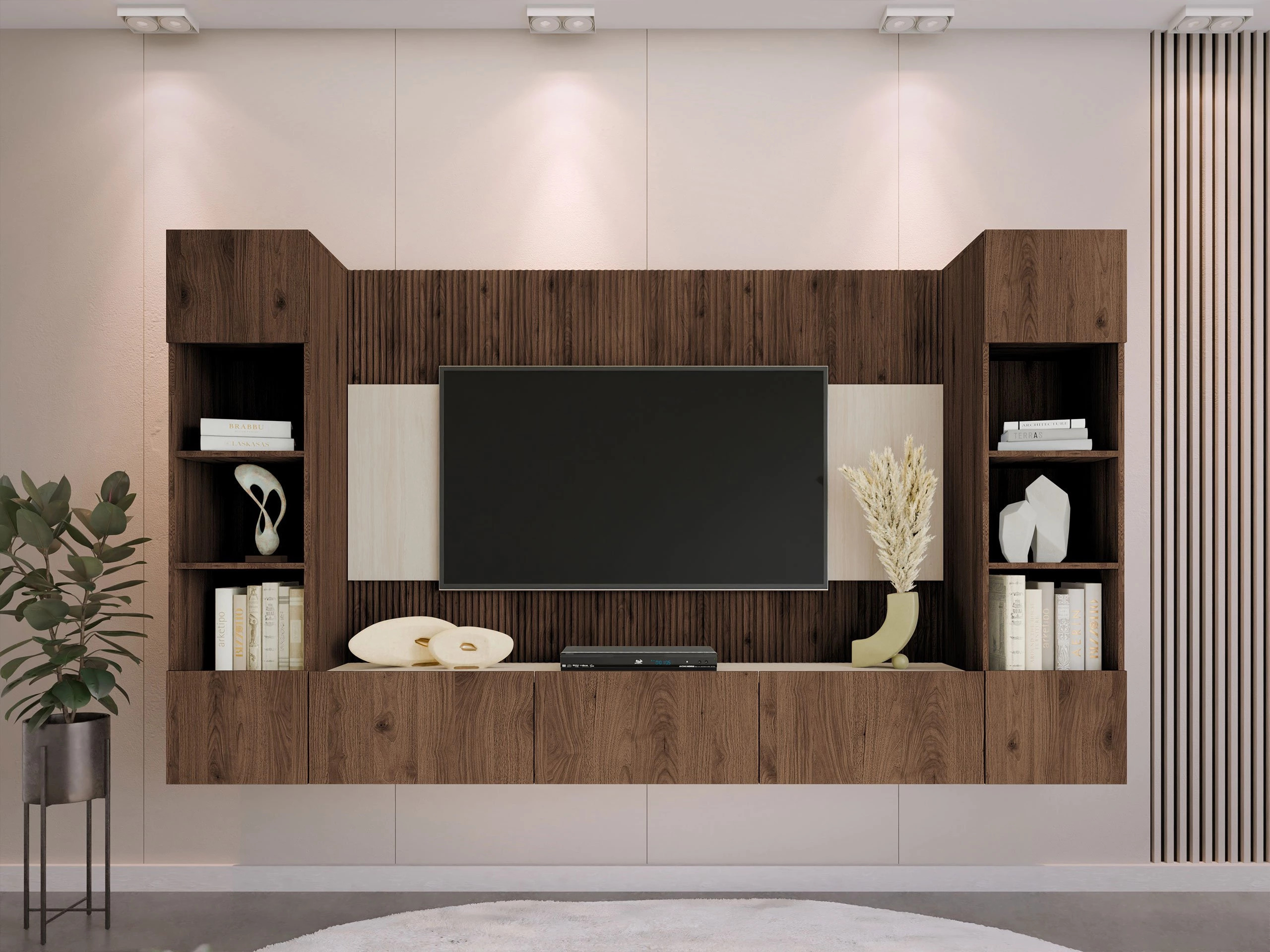 Set de living Comfivo Salix I (Nuc + Deschis Travertine)