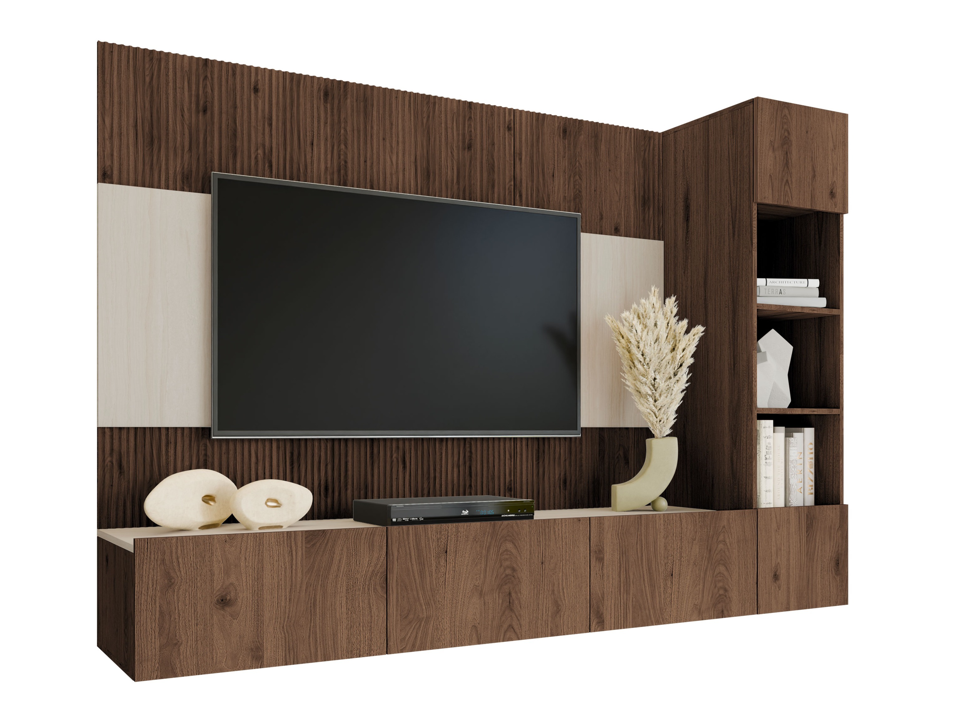 Set de living Comfivo Salix II (Nuc + Deschis Travertine)