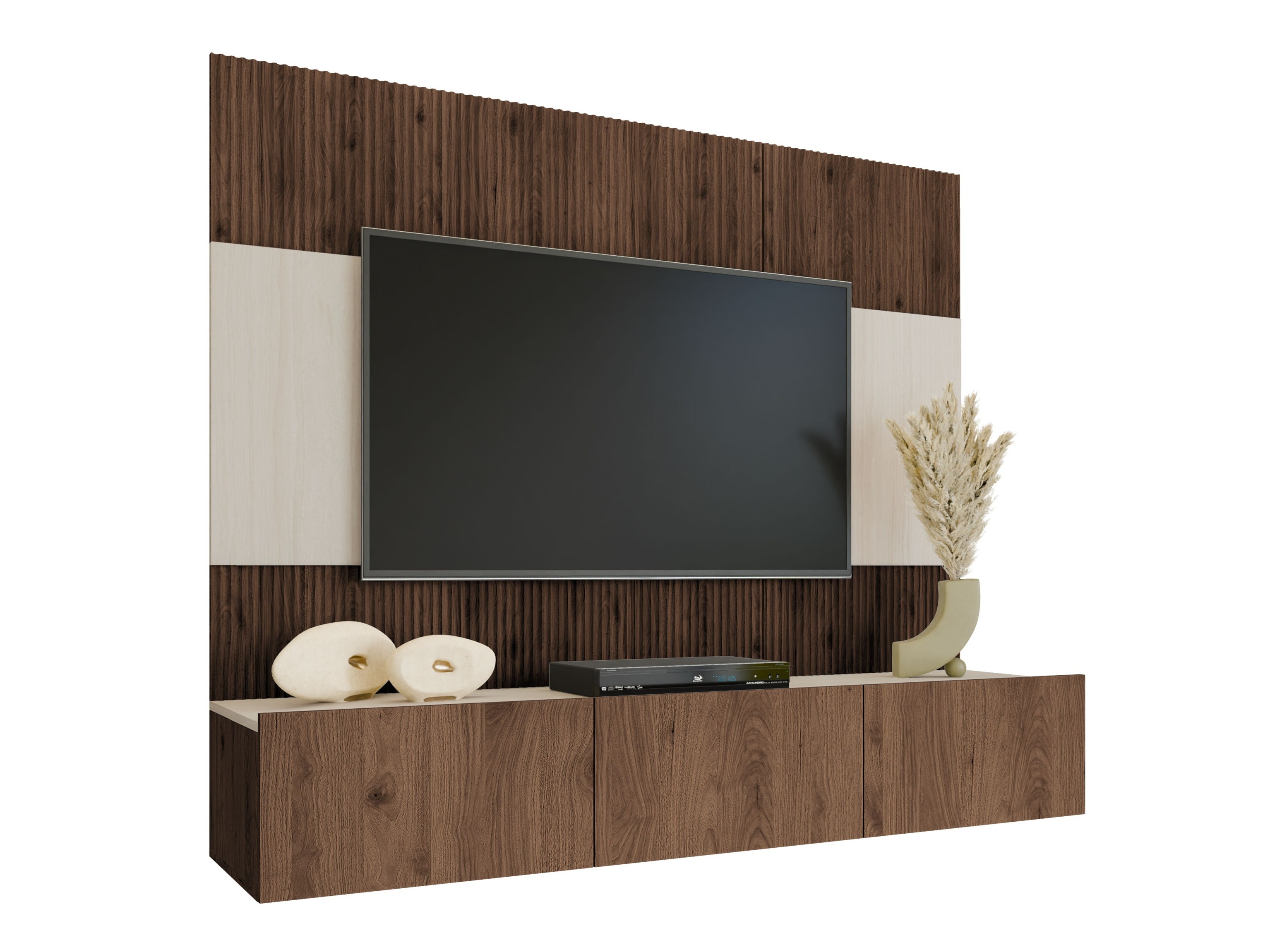 Set de living Comfivo Salix (Nuc + Travertin ușor)