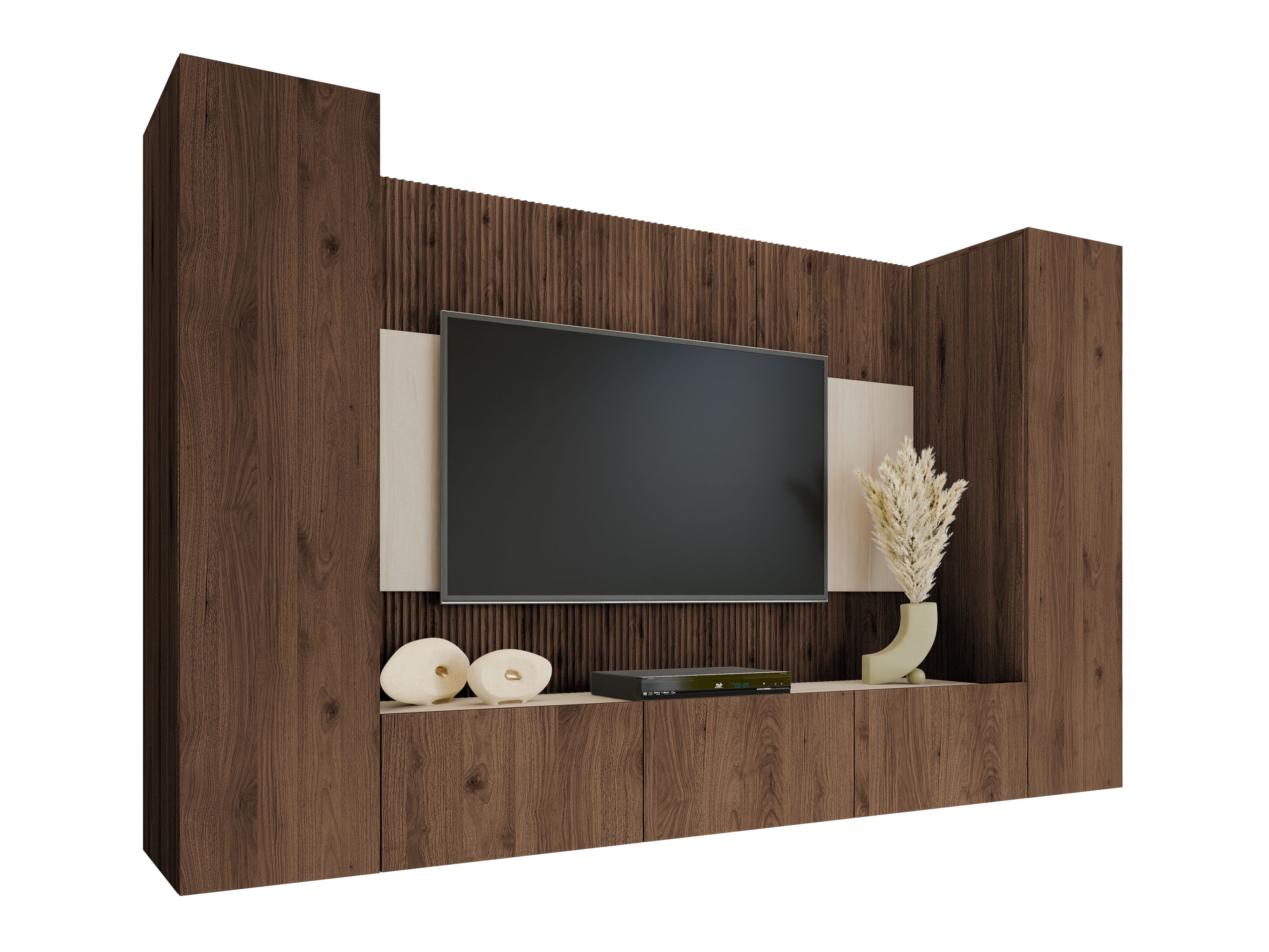 Set de living Comfivo Salix V (Nuc + Travertin ușor)