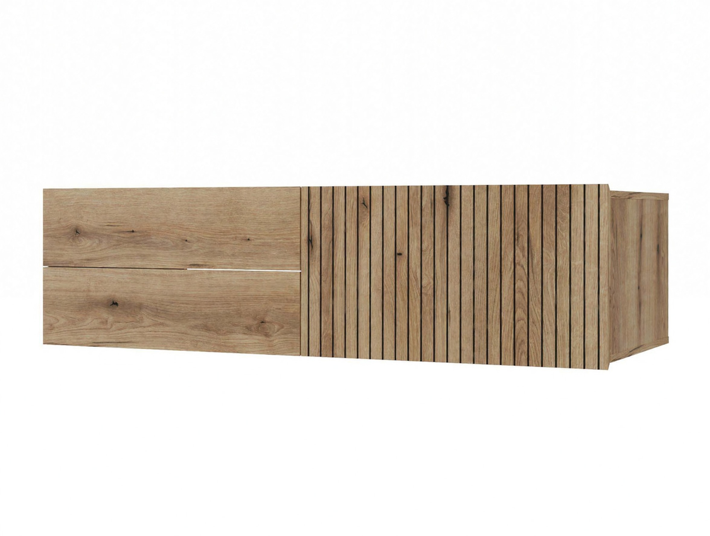 Cabinet atârnat pentru baie Mandeville 363 (Stejar)