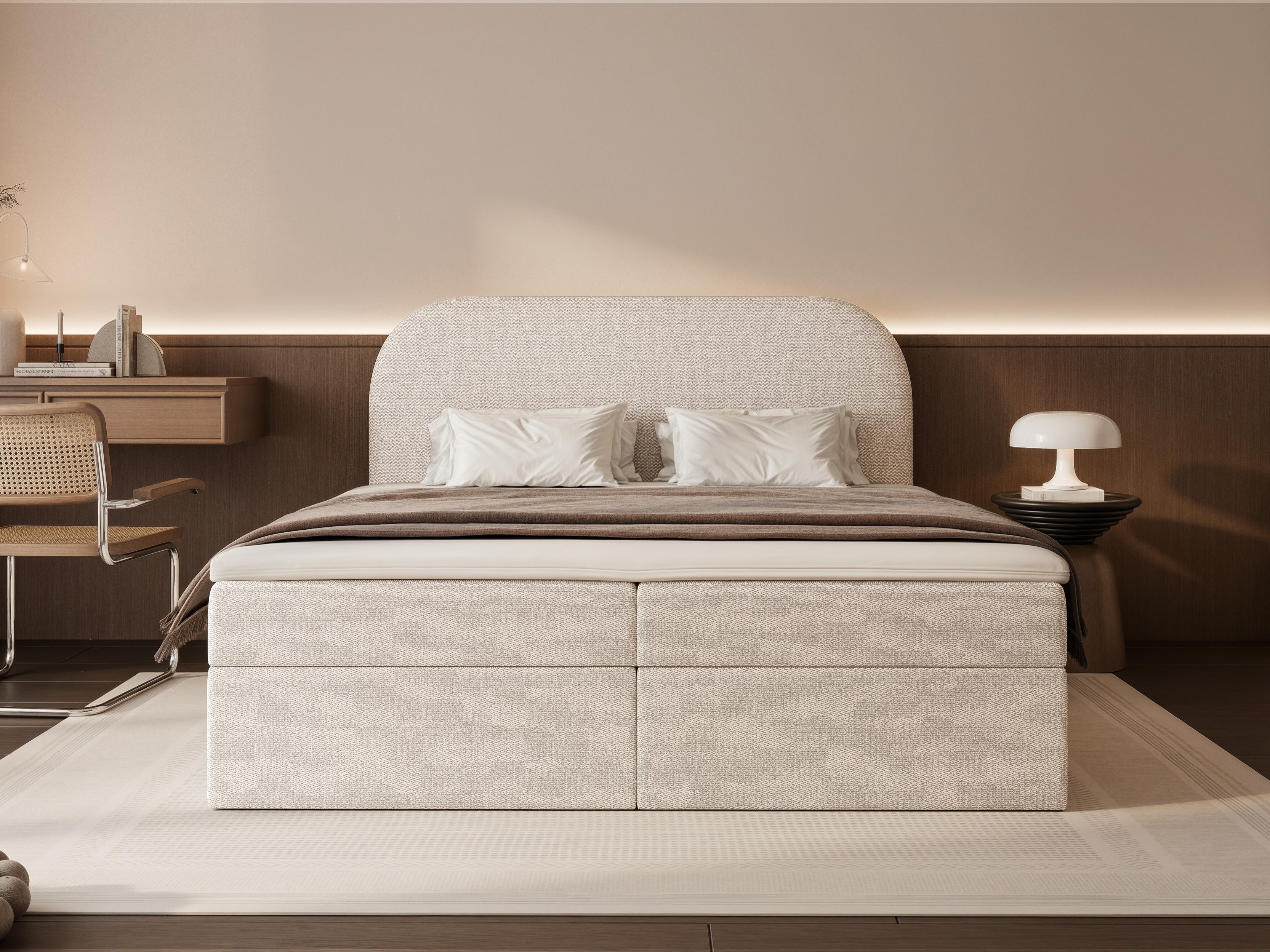 Pat boxspring Martinez 131 (Lumi 04)
