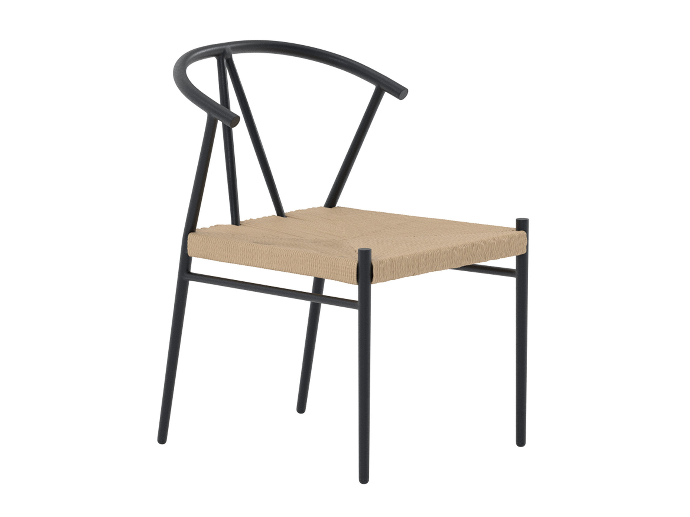 Scaun de exterior Dallas 5249 (Negru)