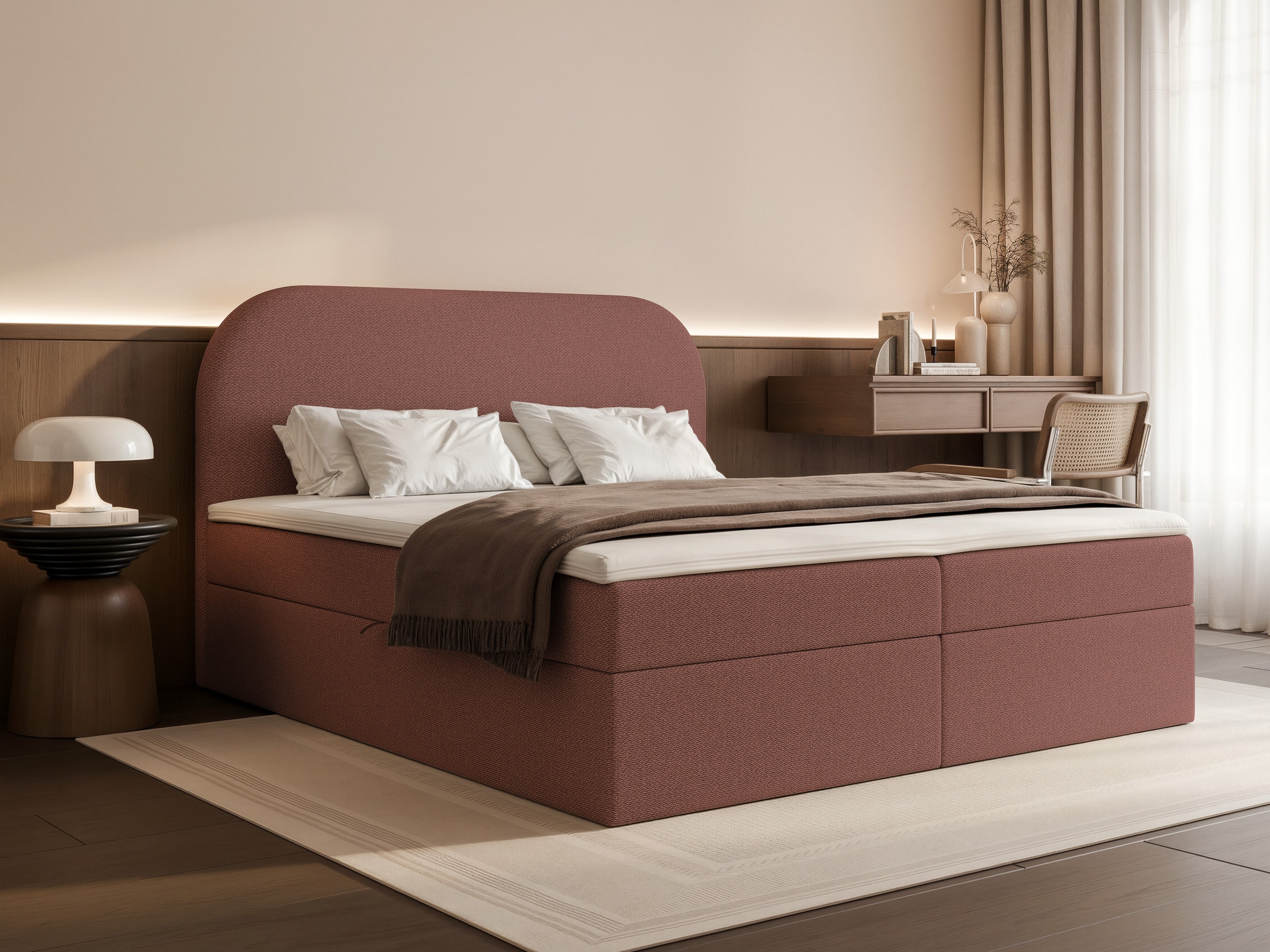 Pat boxspring Martinez 131 (Lumi 56)