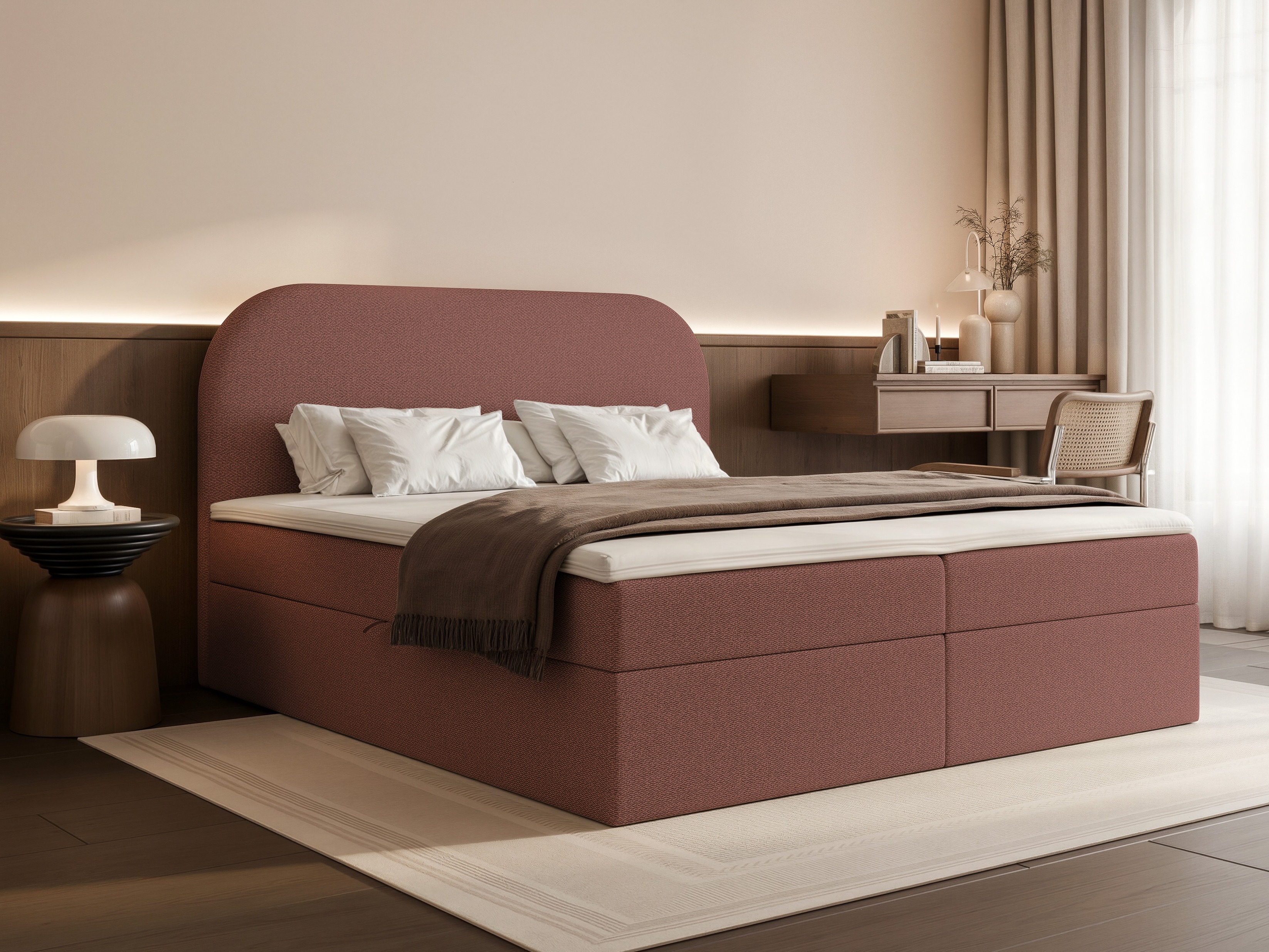 Pat boxspring Martinez 131 (Lumi 56)