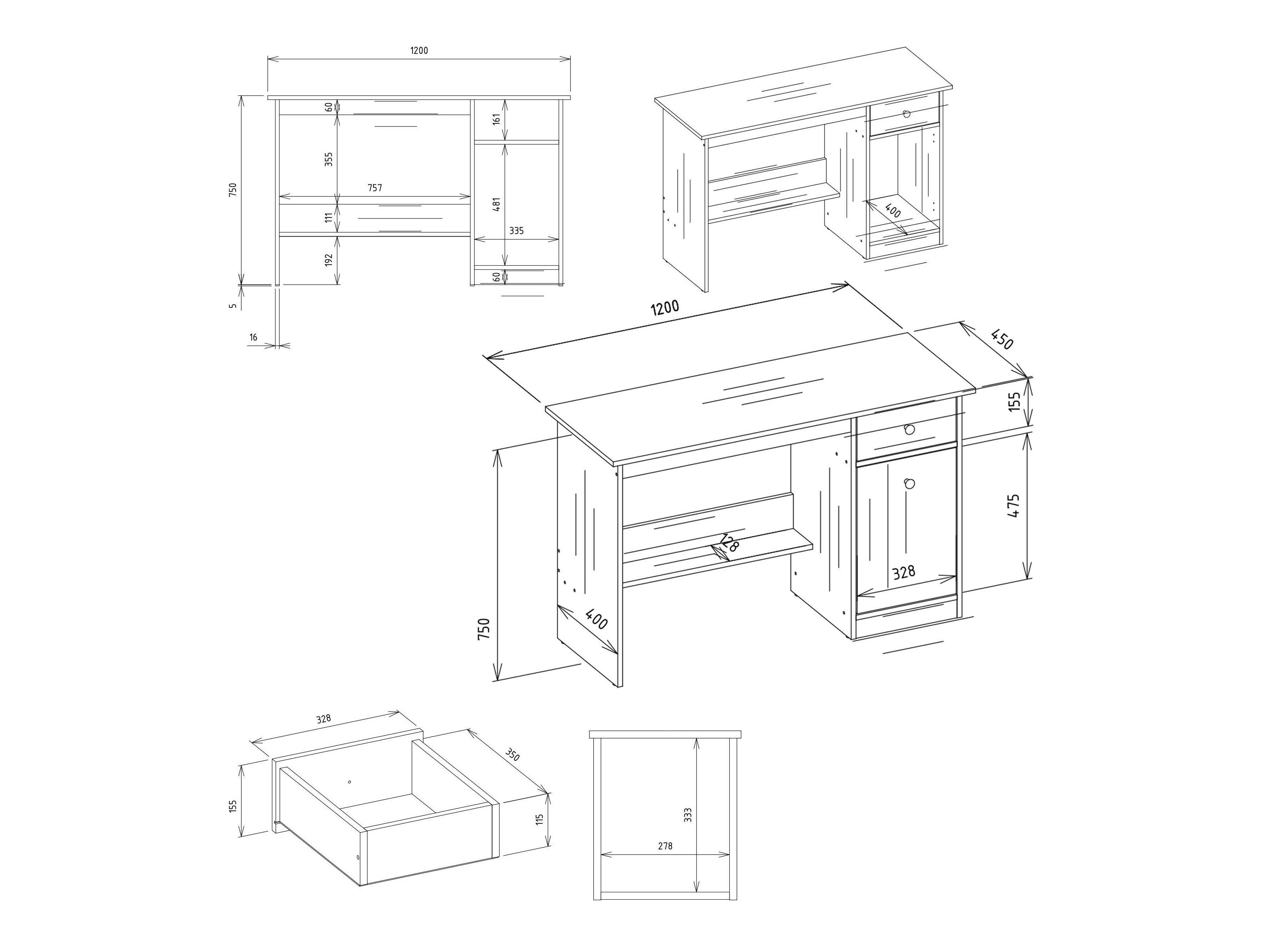 Birou Mandeville 366
