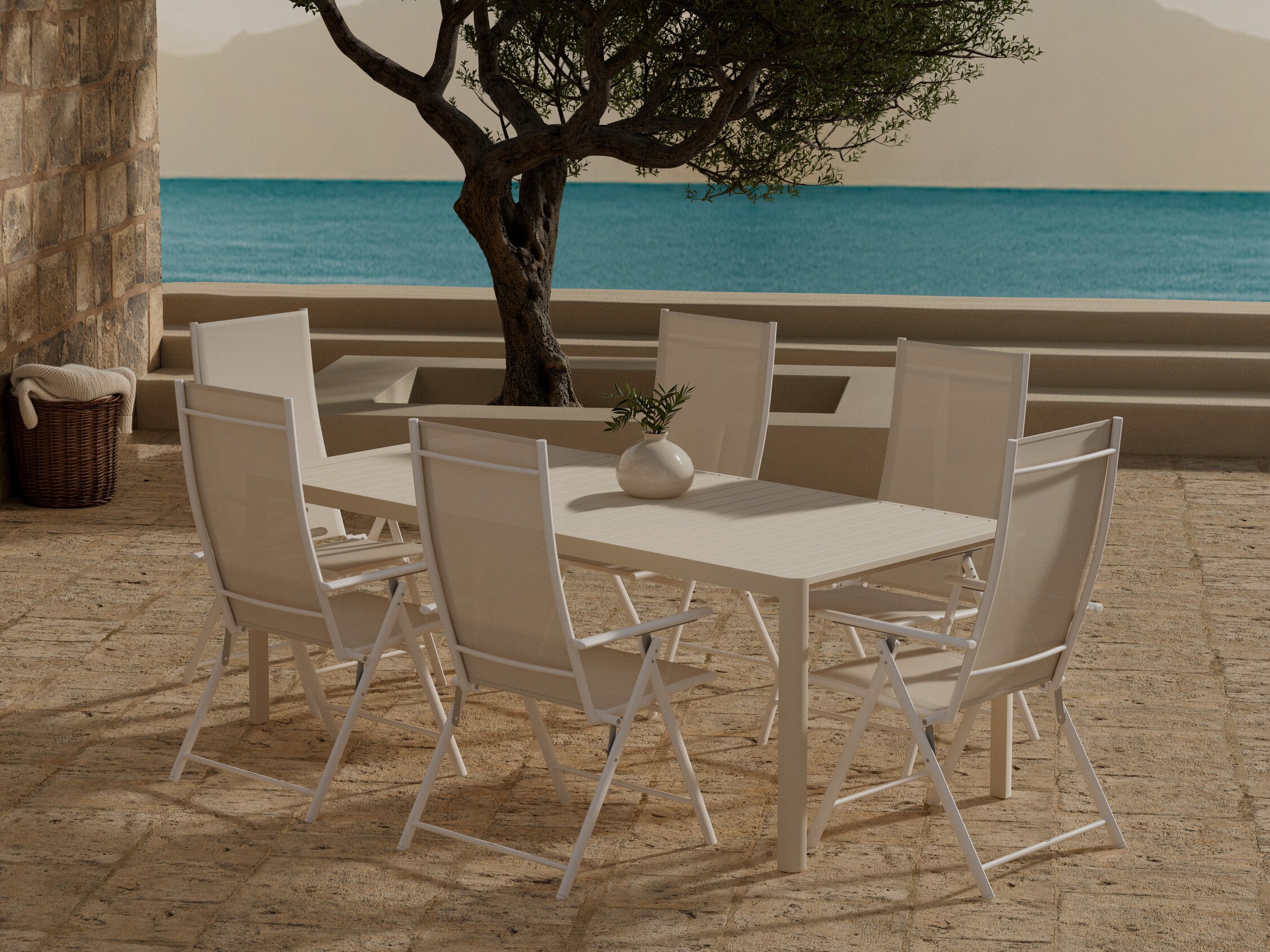 Mese și scaune Dallas 5256 (Bej)