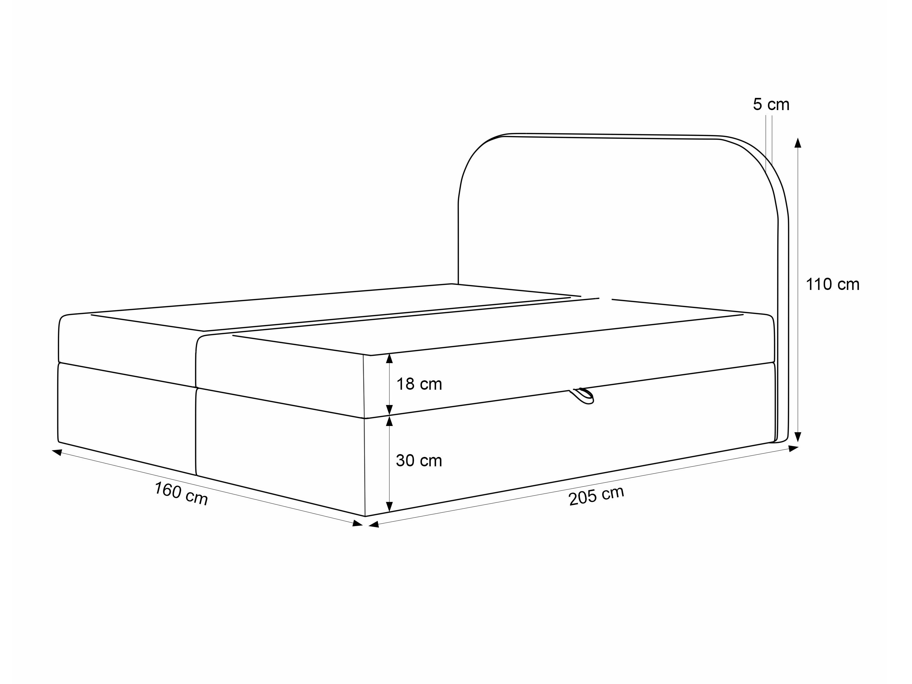 Pat boxspring Martinez 131 (Puente 34)