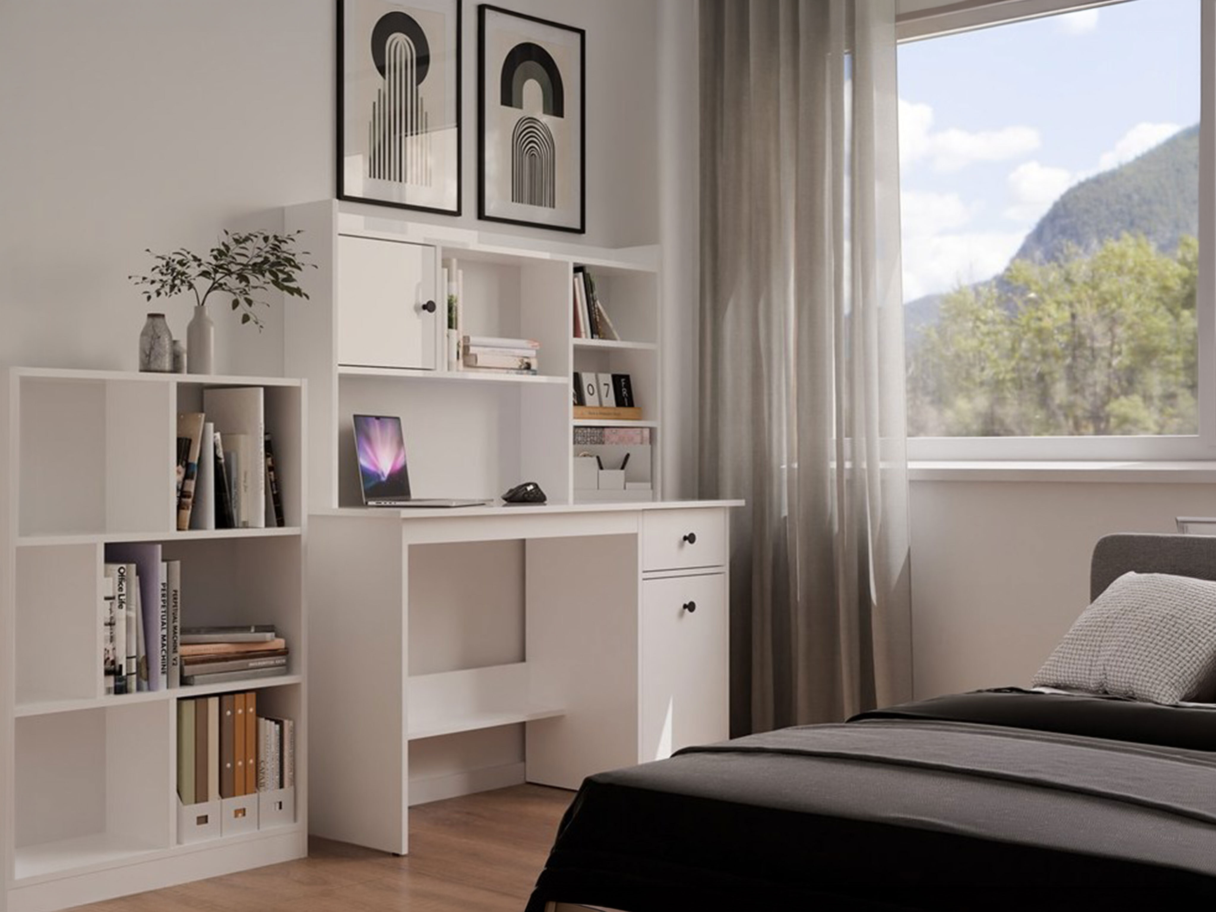 Birou Mandeville 376 (Alb)