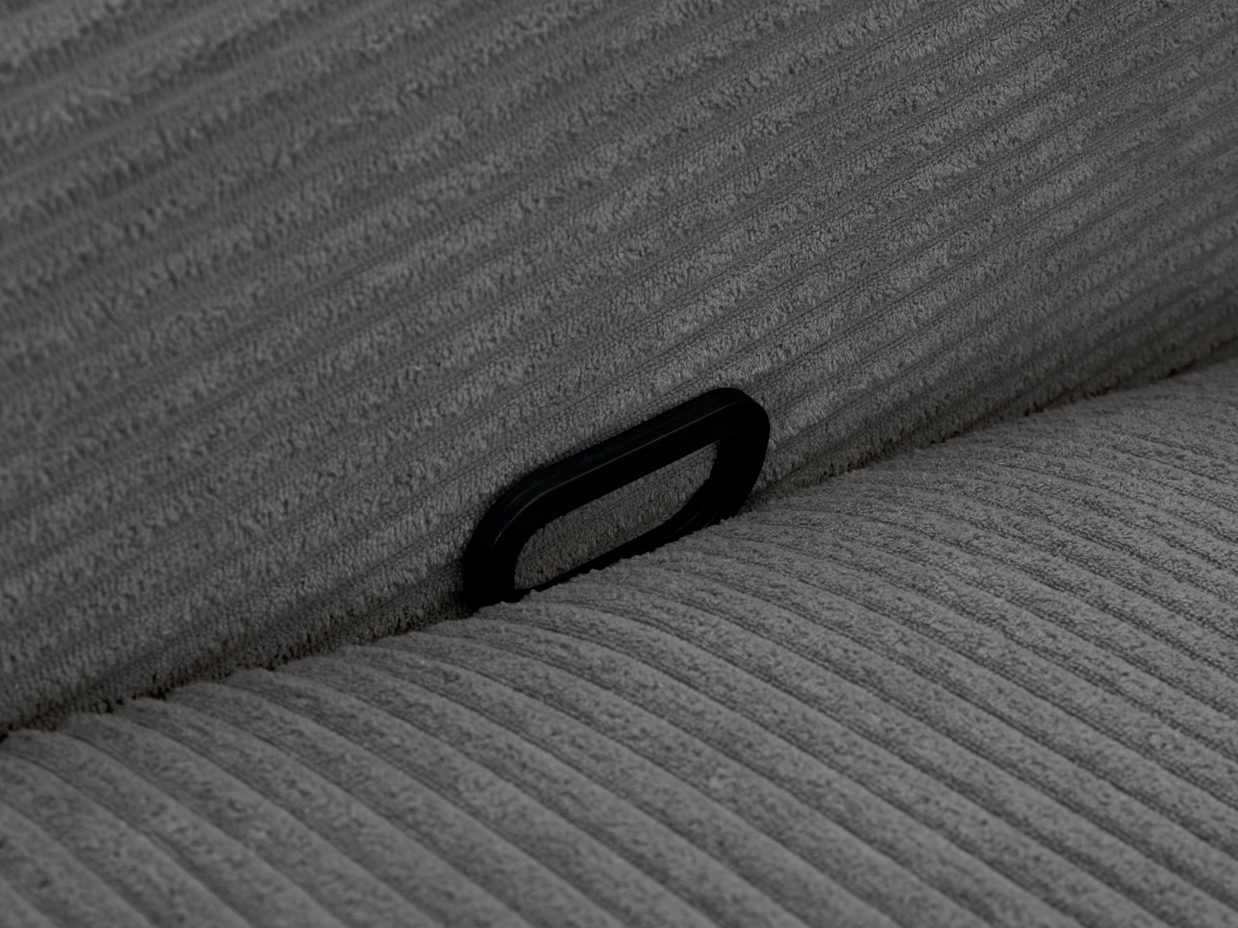 Colțar cu recliner Denton 1510 (Gri inchis)