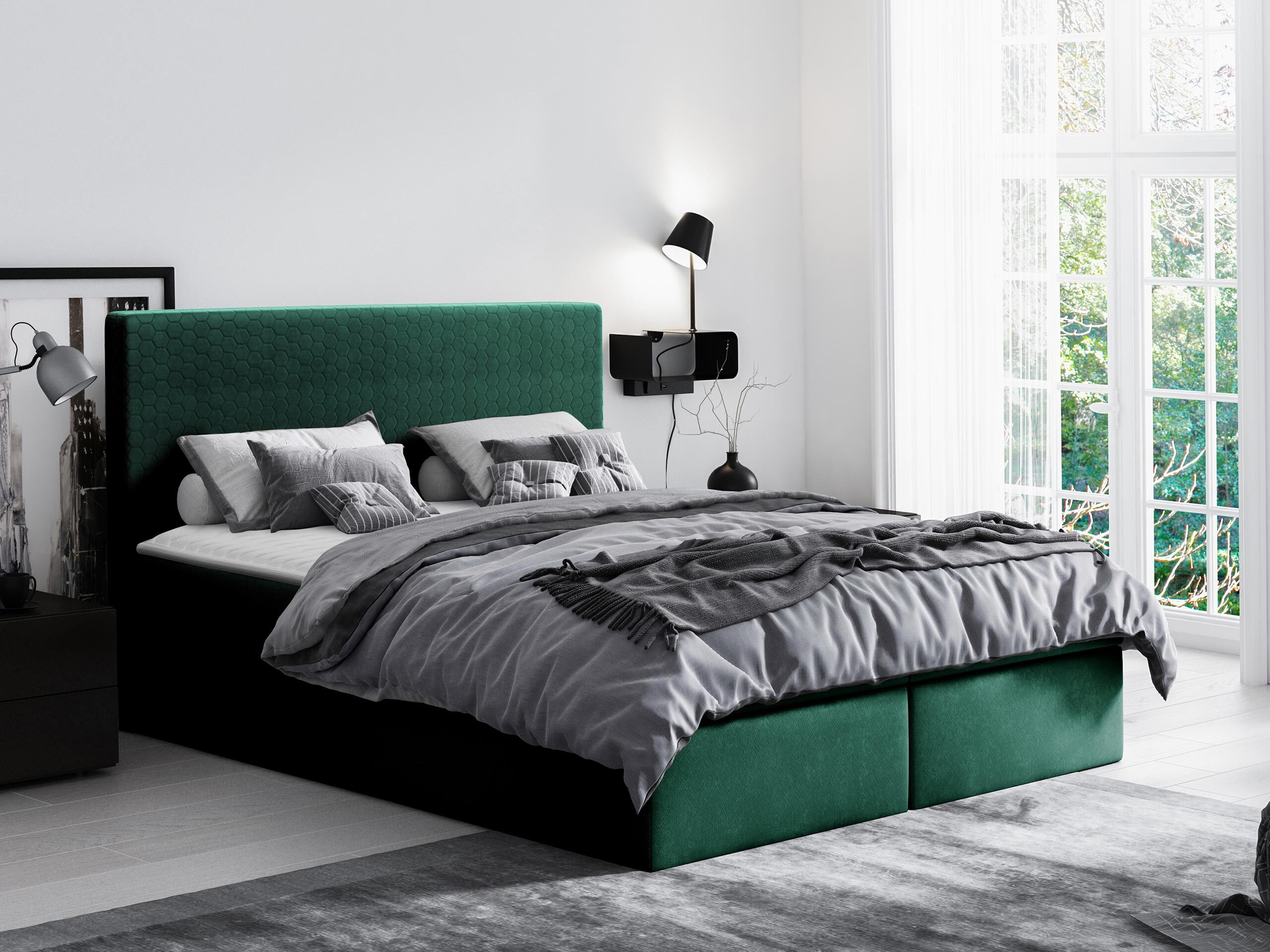 Pat boxspring Nix (Velluto 10)