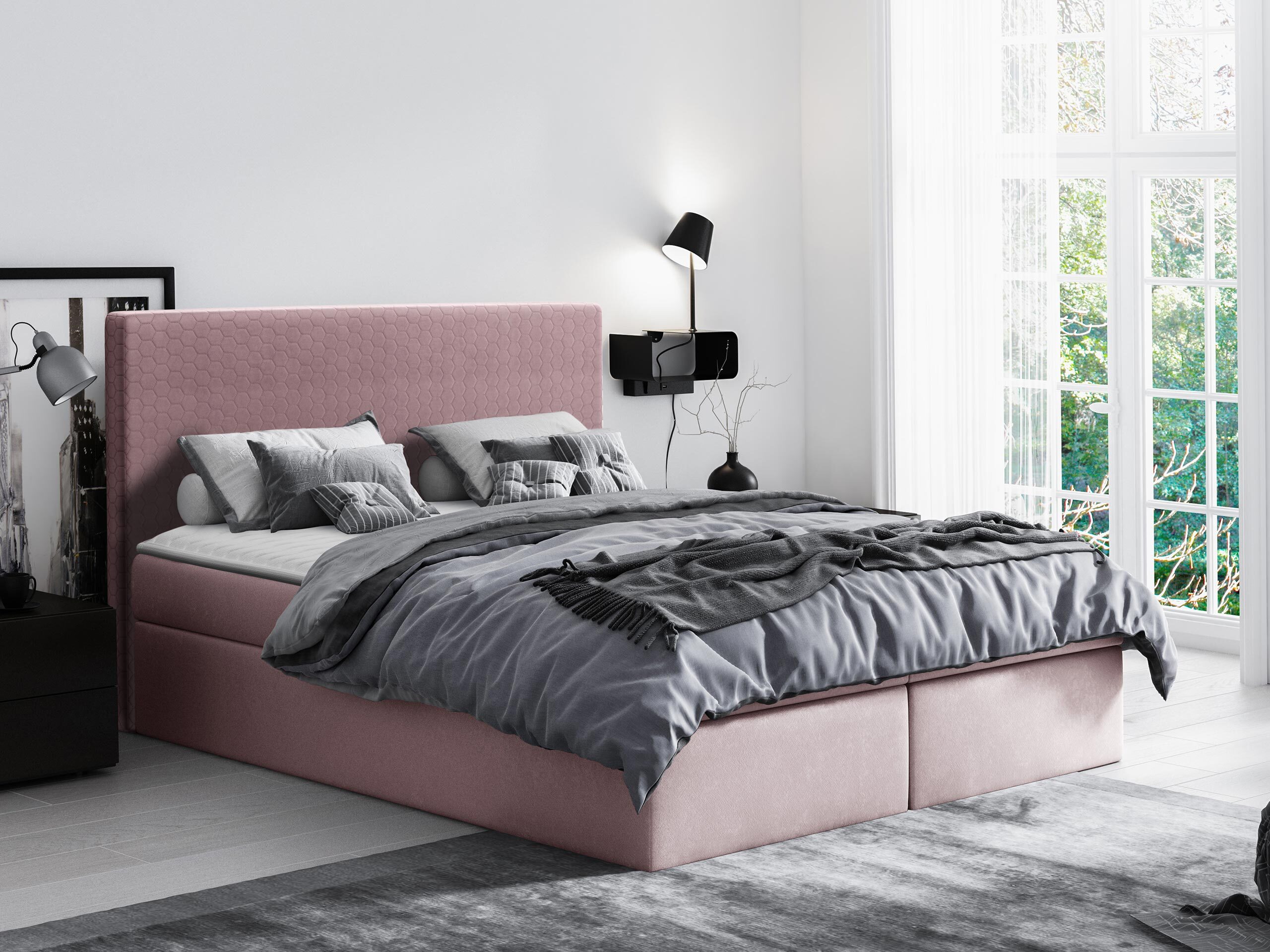 Pat boxspring Nix (Velluto 14)