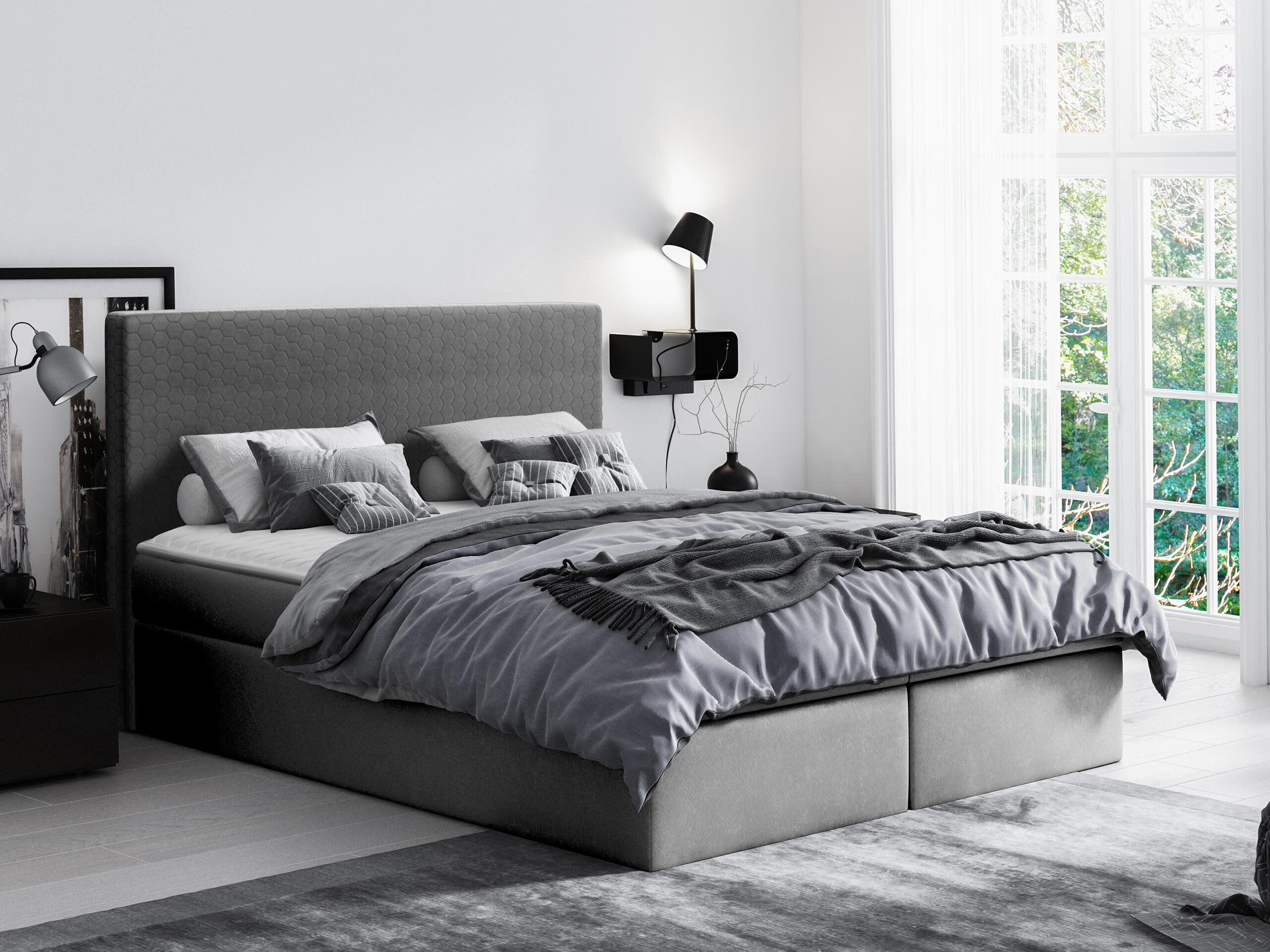 Pat boxspring Nix (Velluto 16)