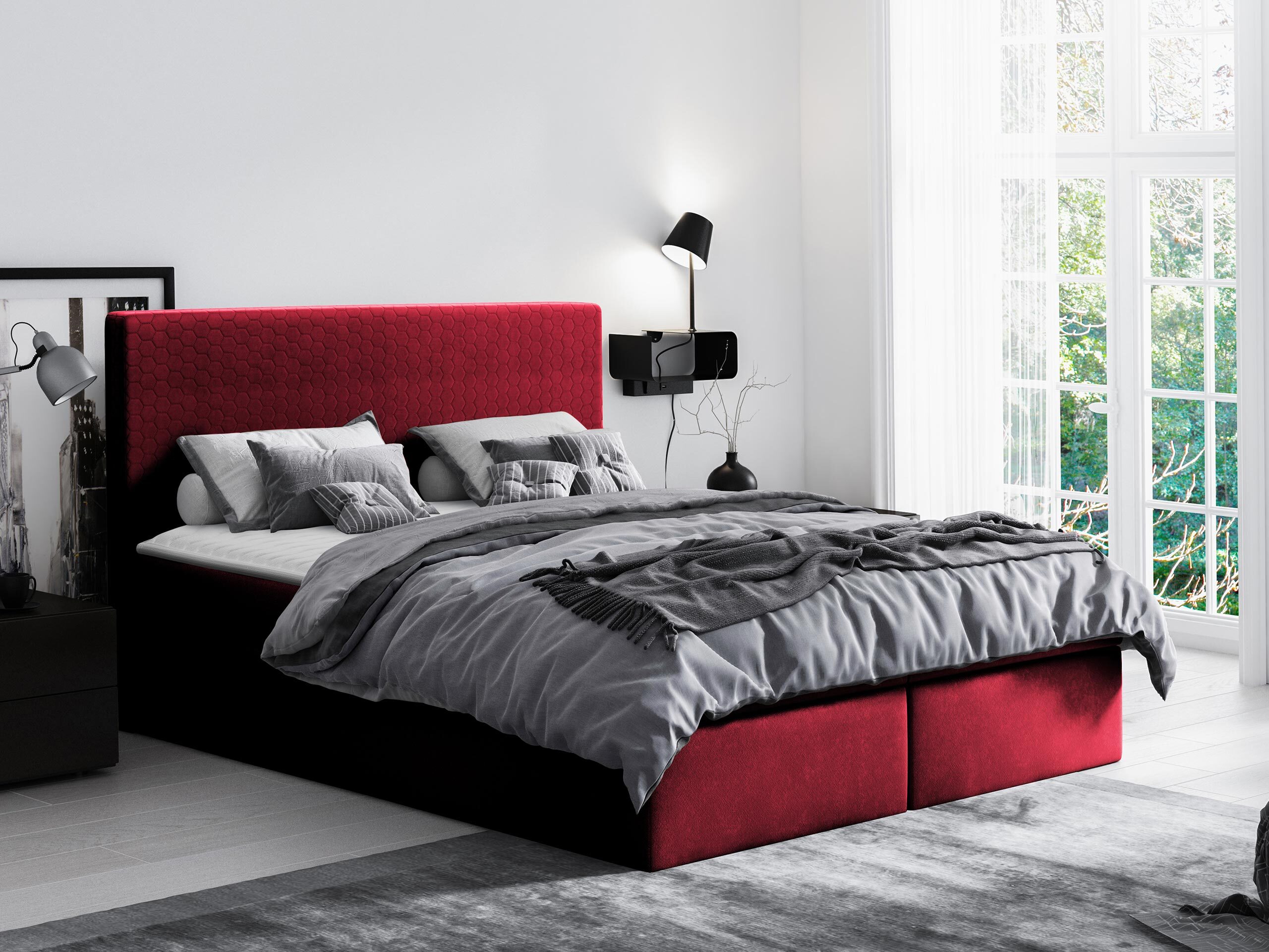 Pat boxspring Nix (Velluto 7)