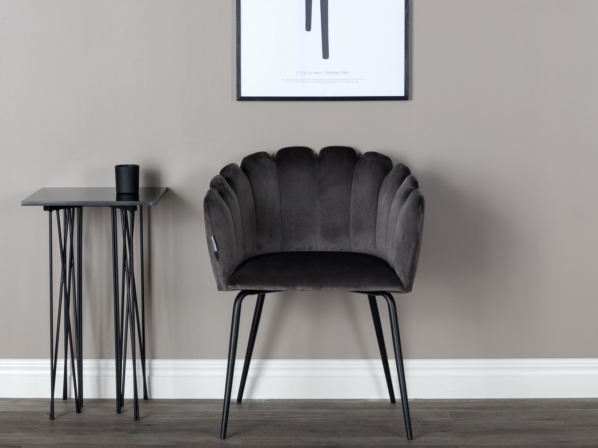 Scaun Dallas 134 (Gri + Negru)