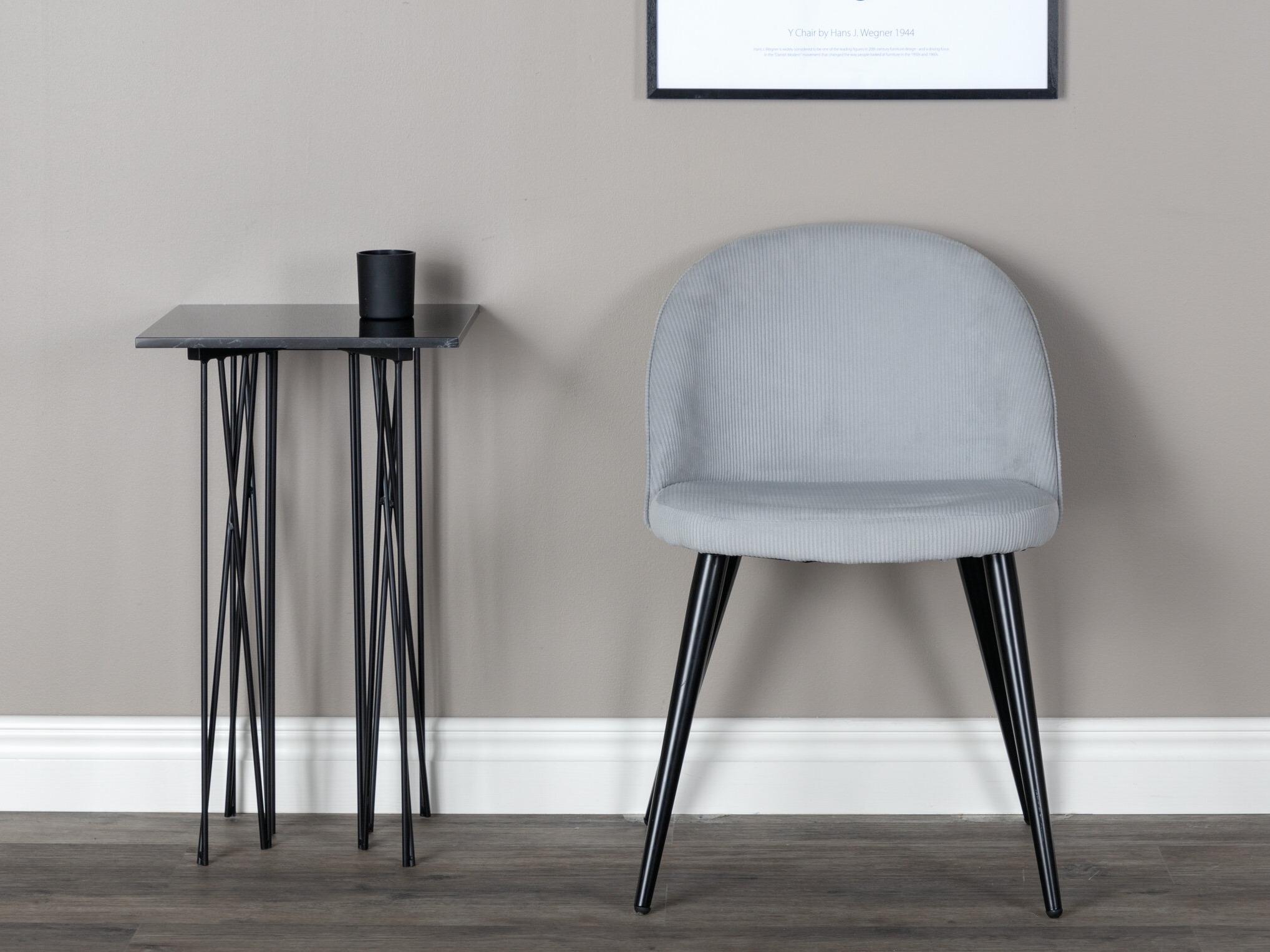 Scaun Dallas 136 (Gri + Negru)