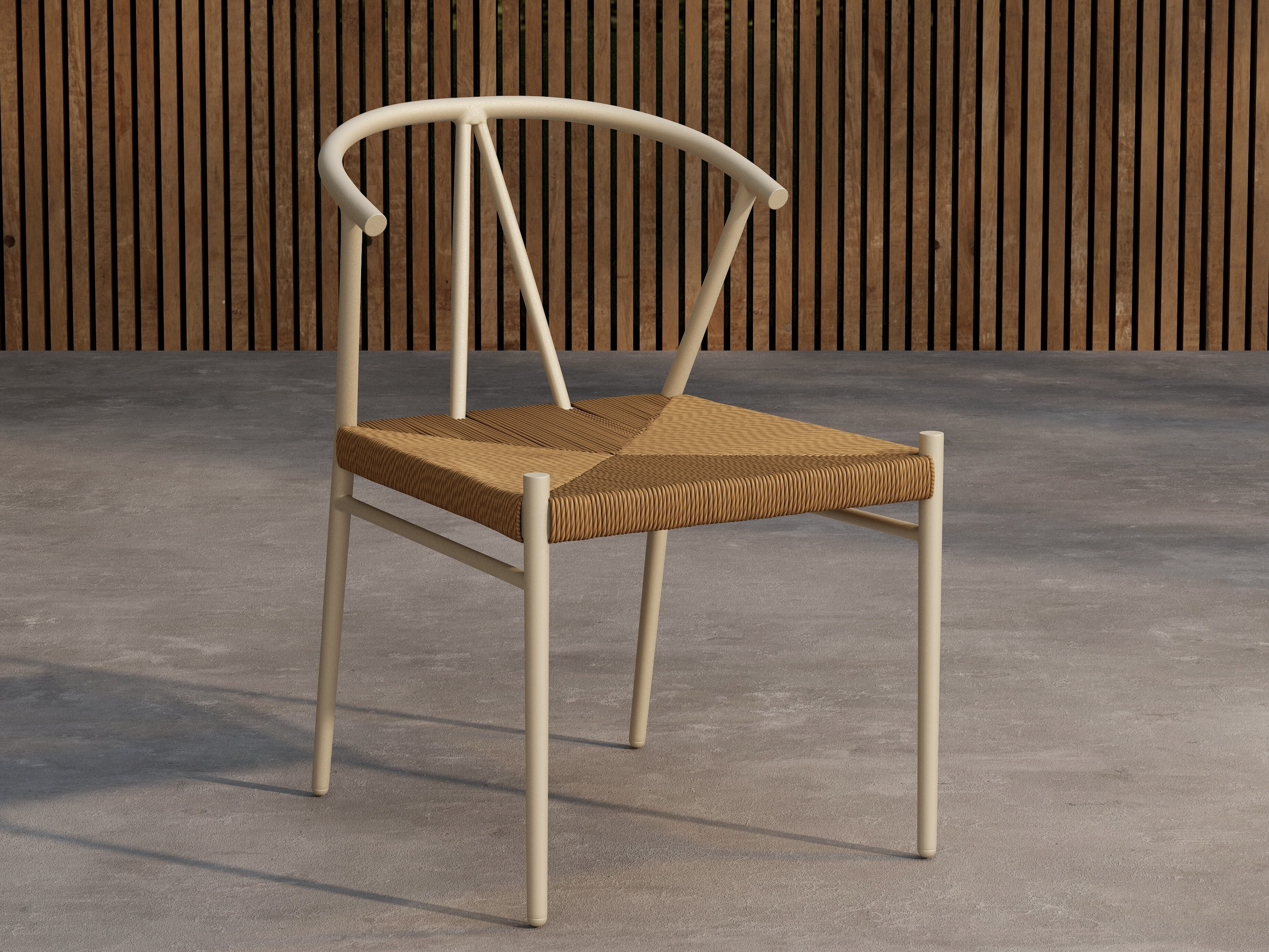 Scaun de exterior Dallas 5249 (Bej + Maro deschis)
