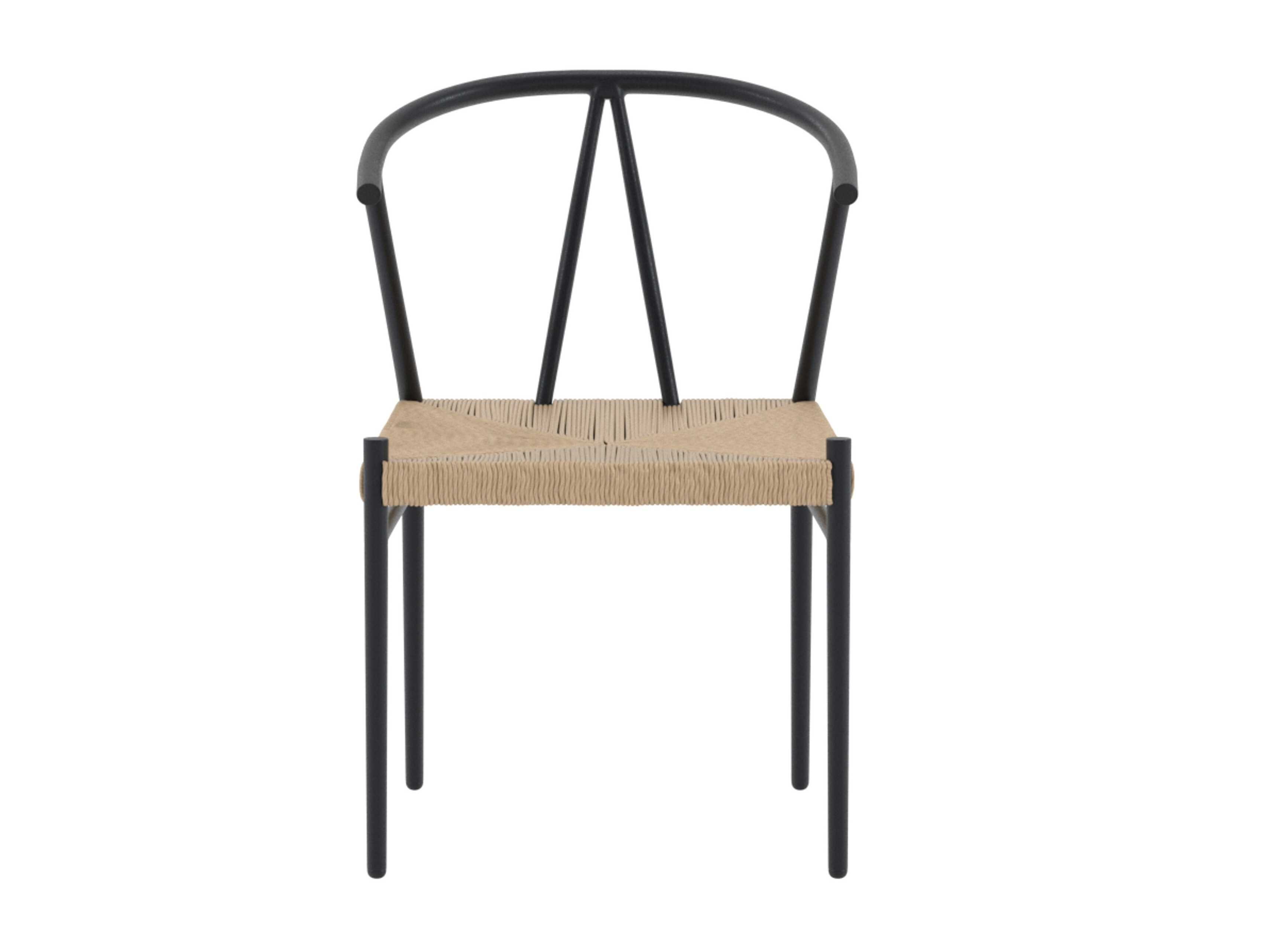 Scaun de exterior Dallas 5249 (Negru + Bej)