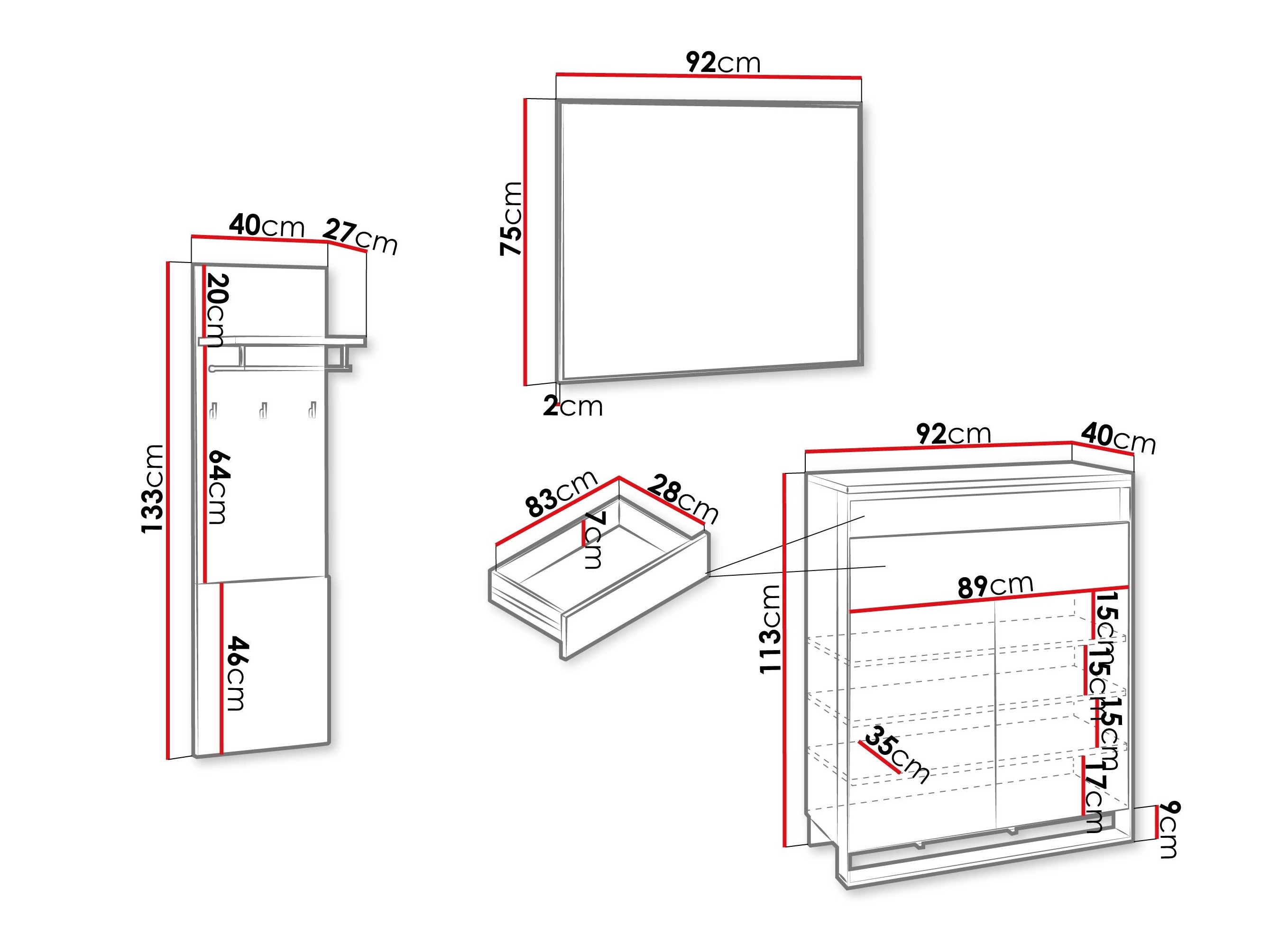 Set de hol Luliru 151