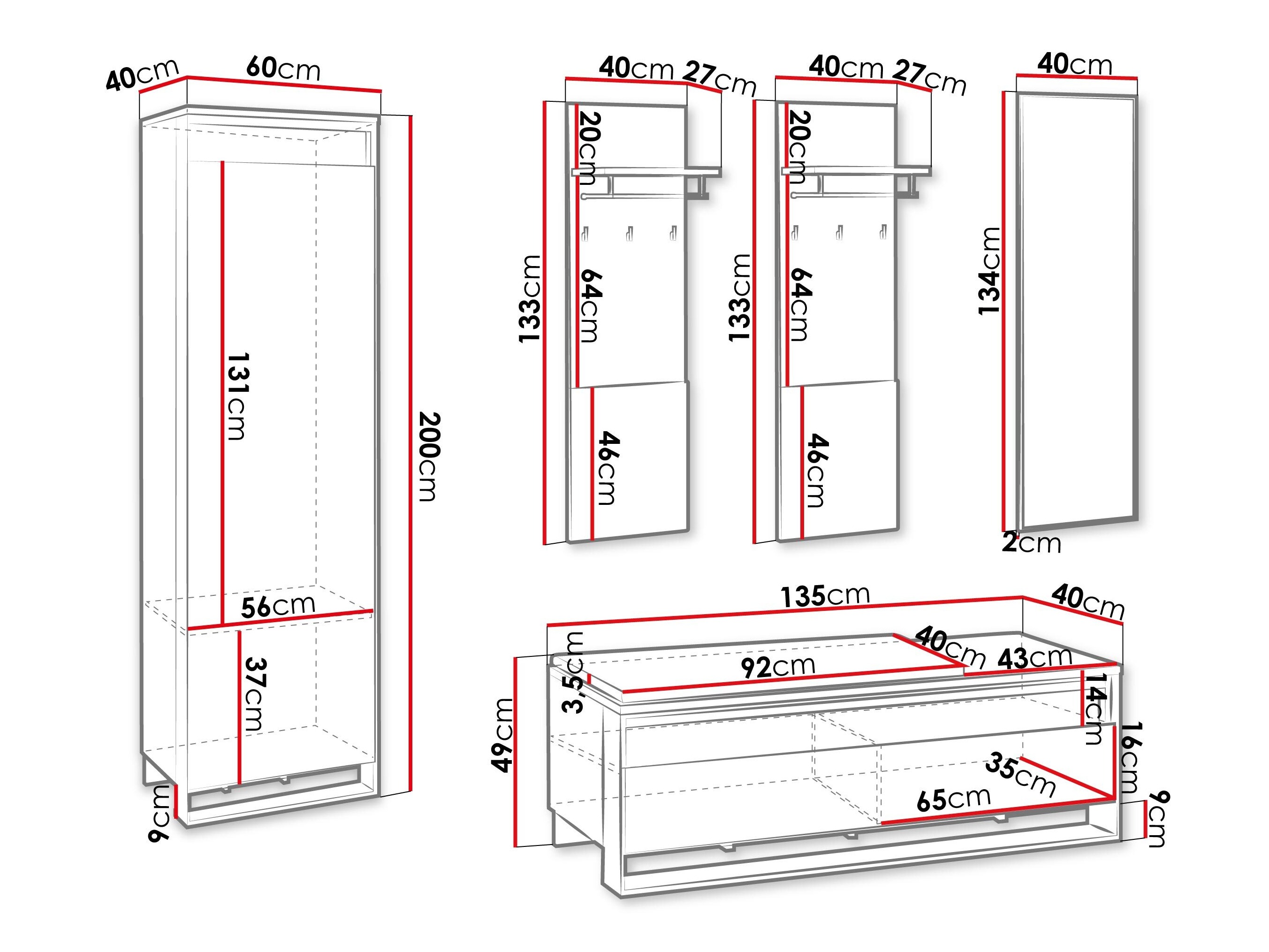 Set de hol Luliru 152