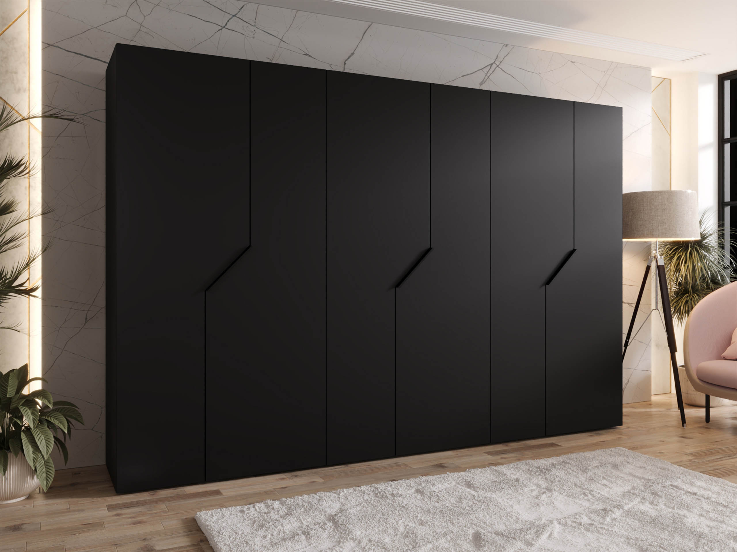 Dulap Hartford 596 (Negru)