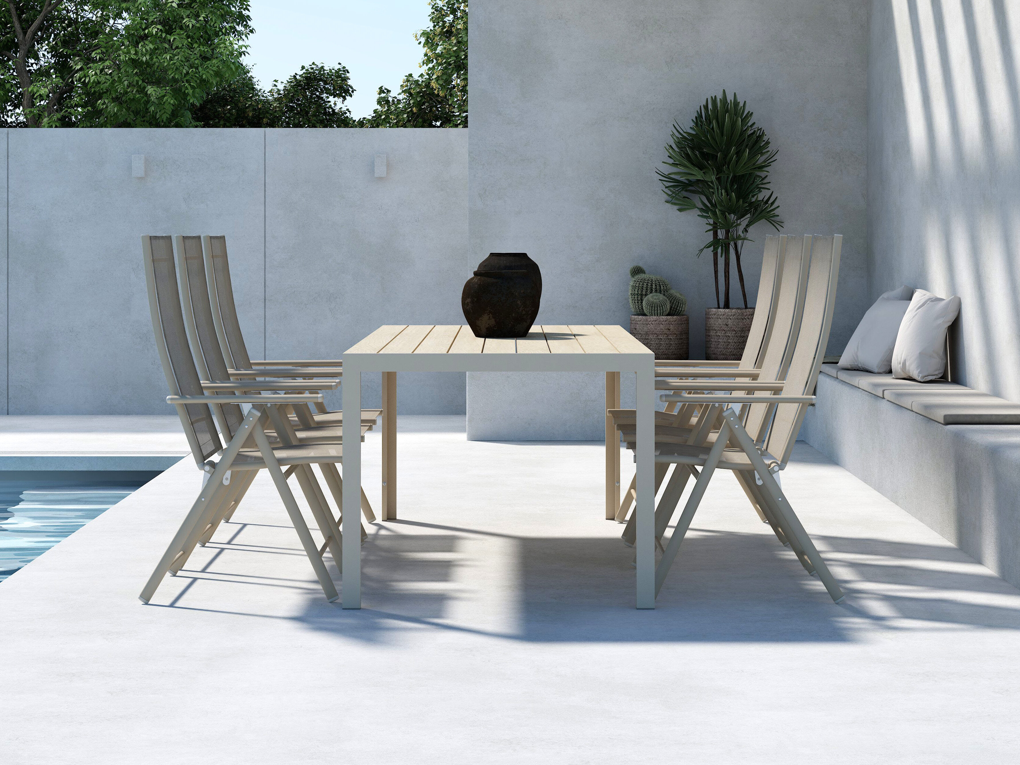 Mese și scaune Dallas 5263 (Bej)