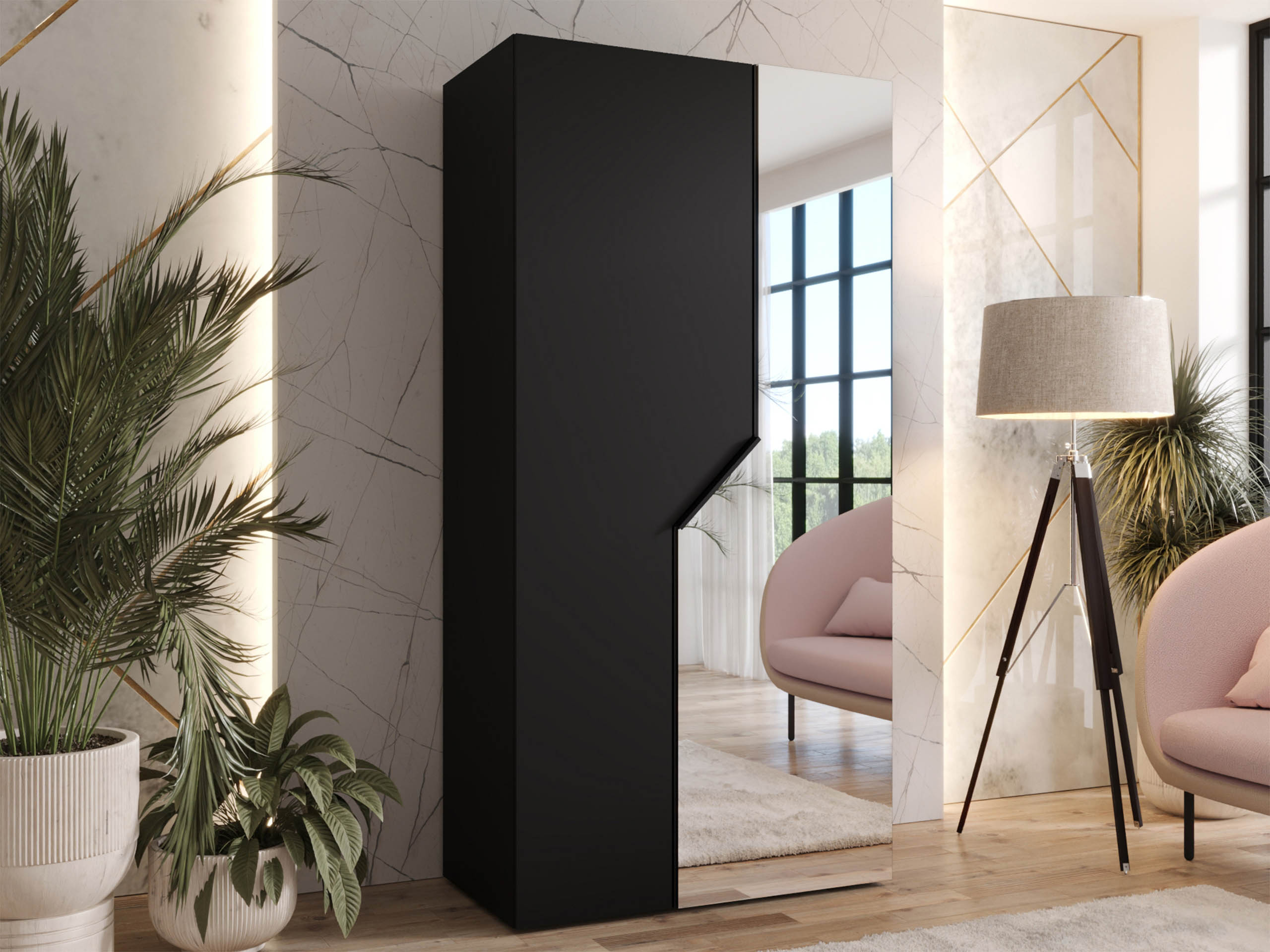 Dulap Hartford 597 (Negru)