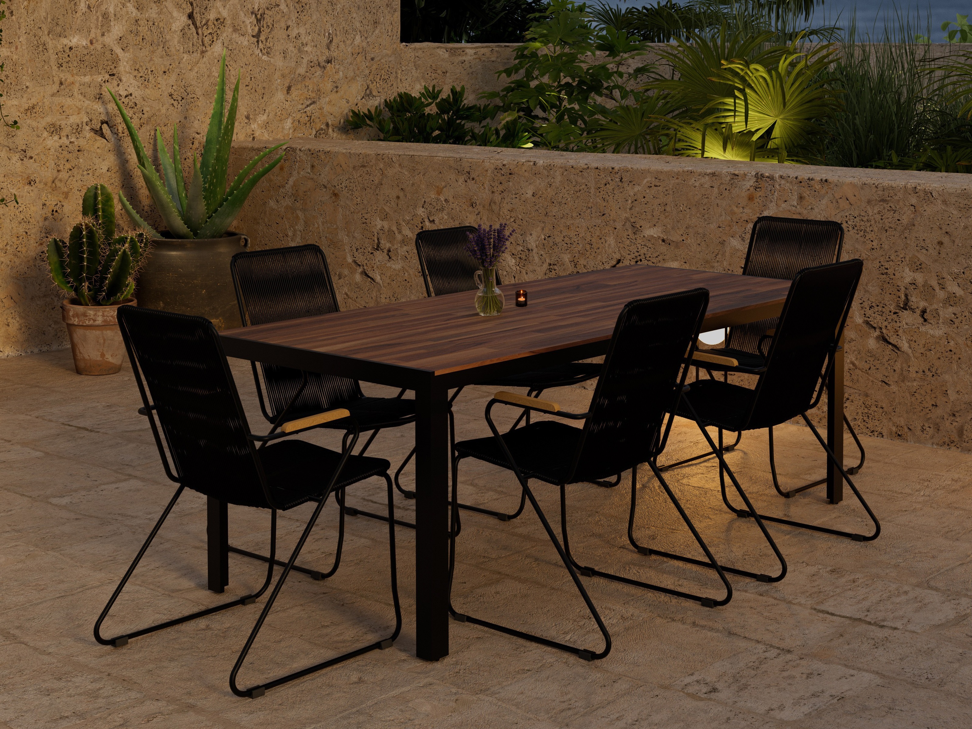 Set masă și scaune Dallas 5273
