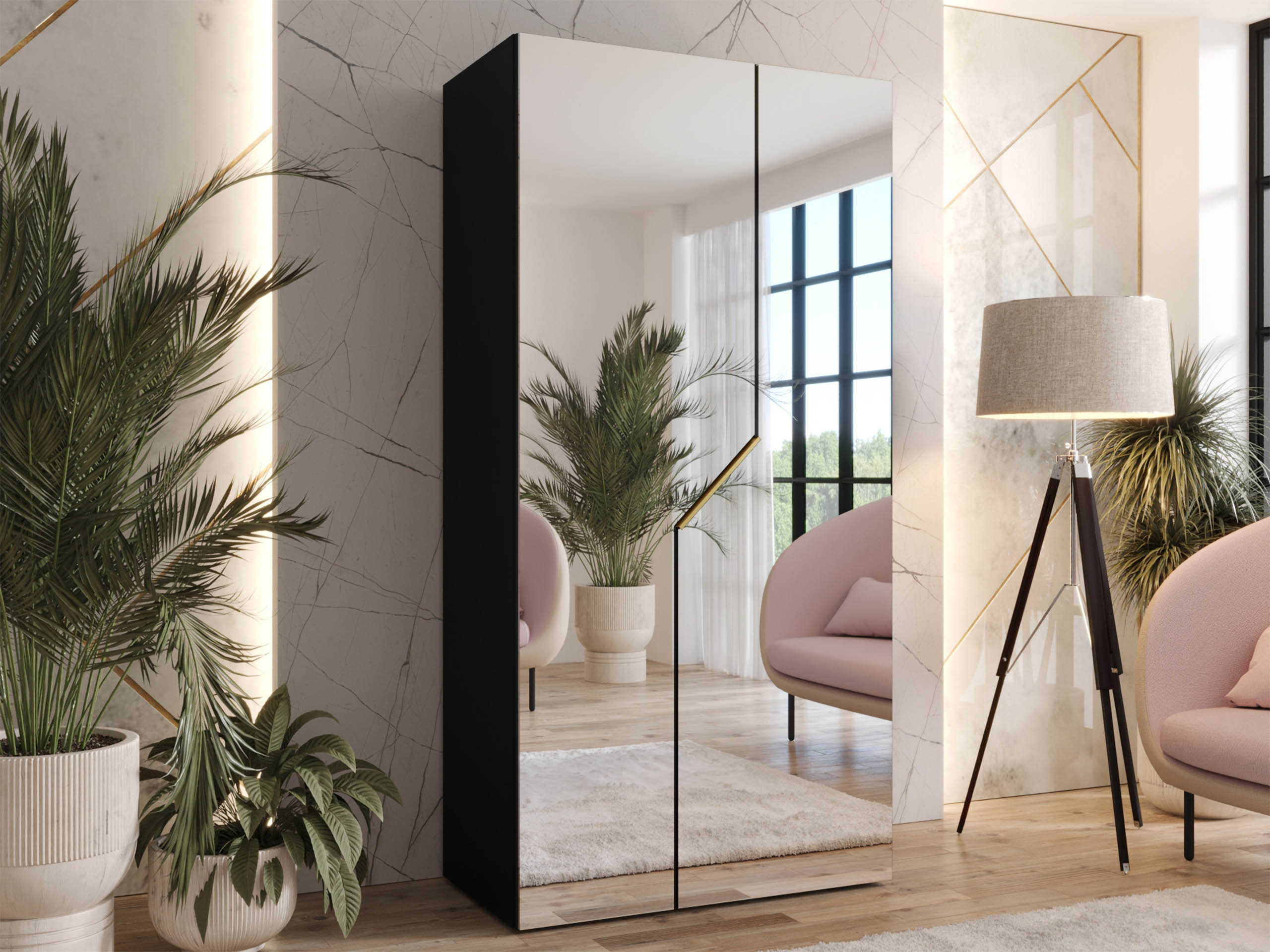 Dulap Hartford 600 (Negru)