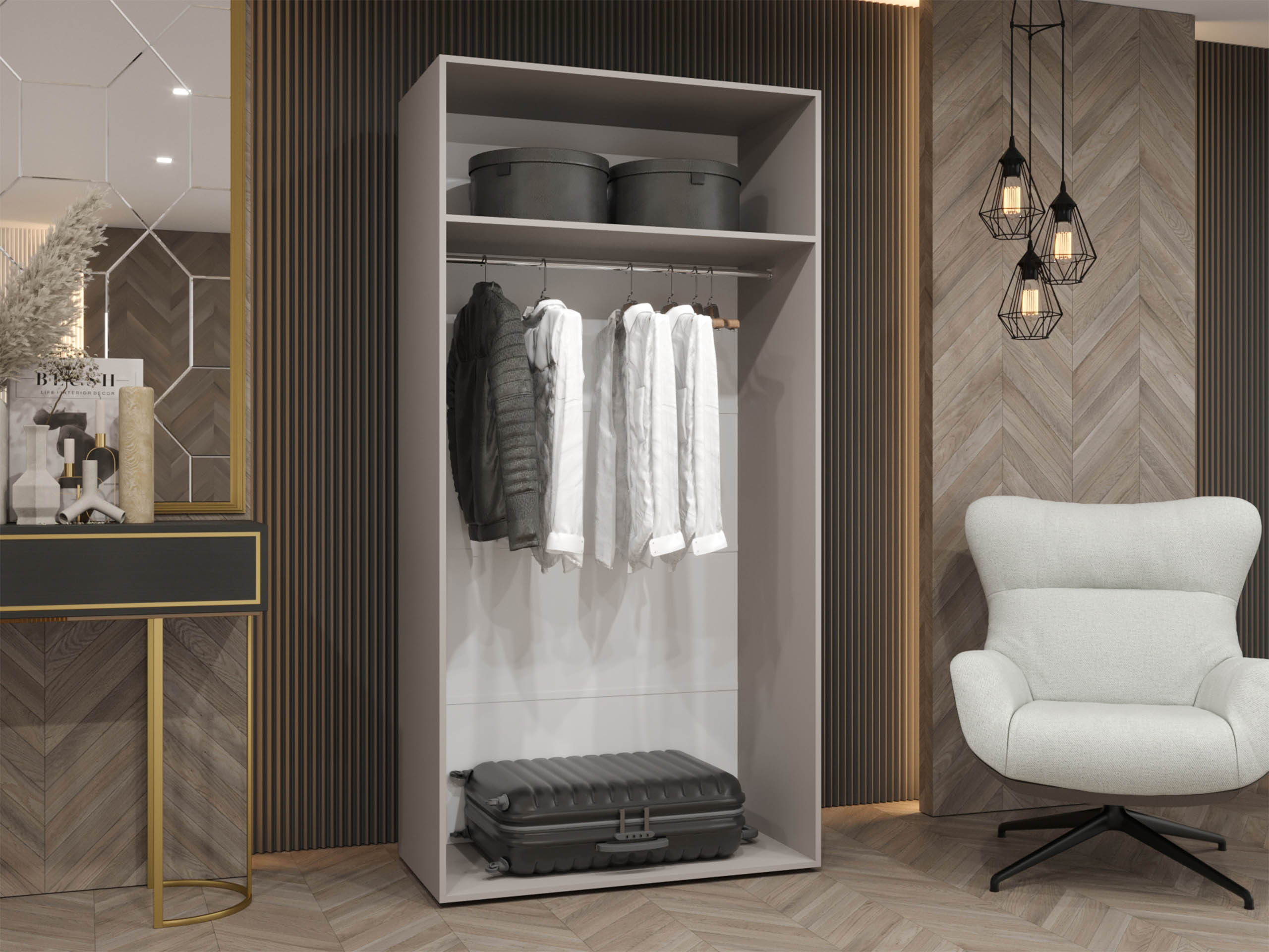 Dulap Hartford 600 (Negru)