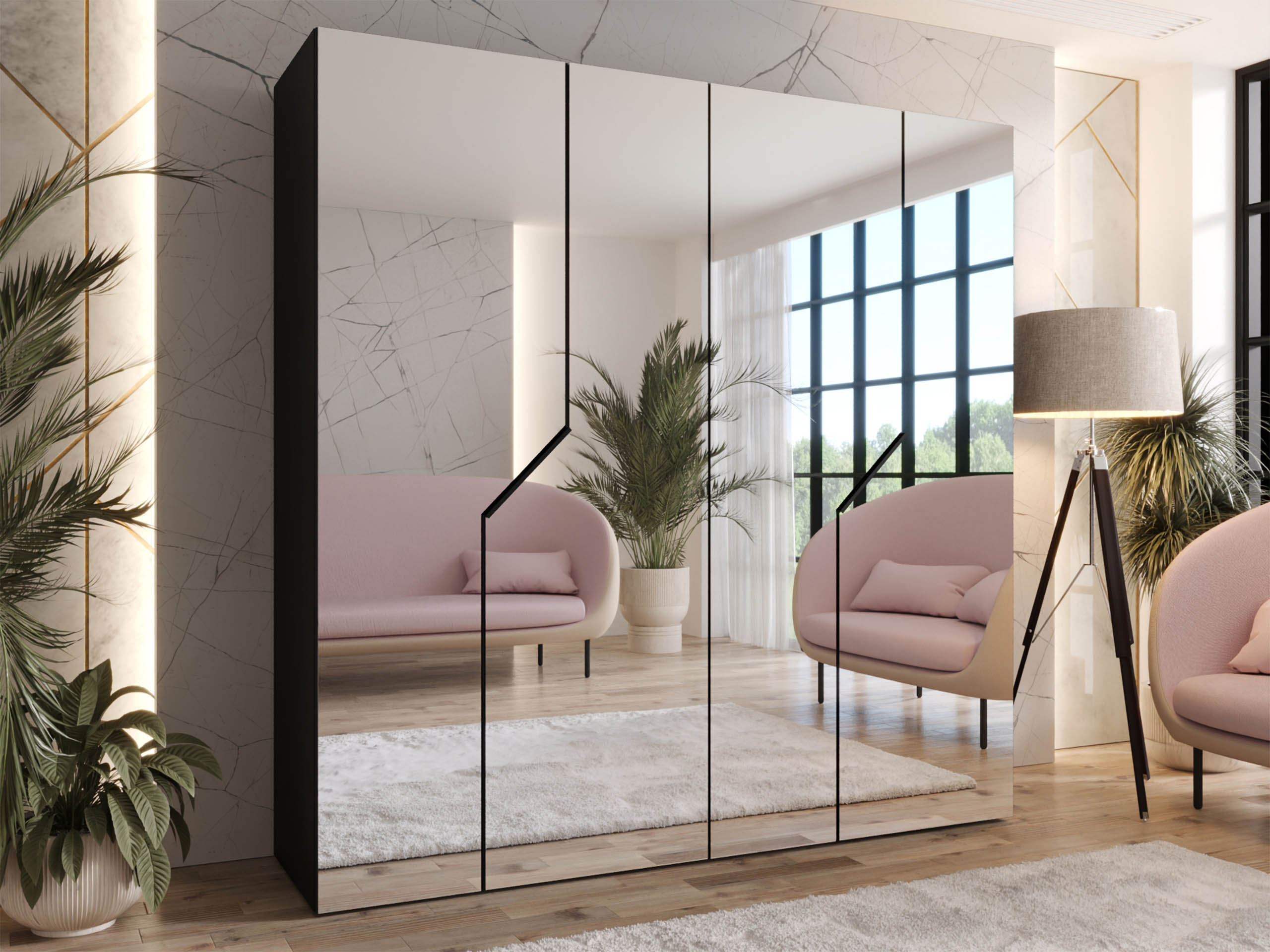 Dulap Hartford 601 (Negru)