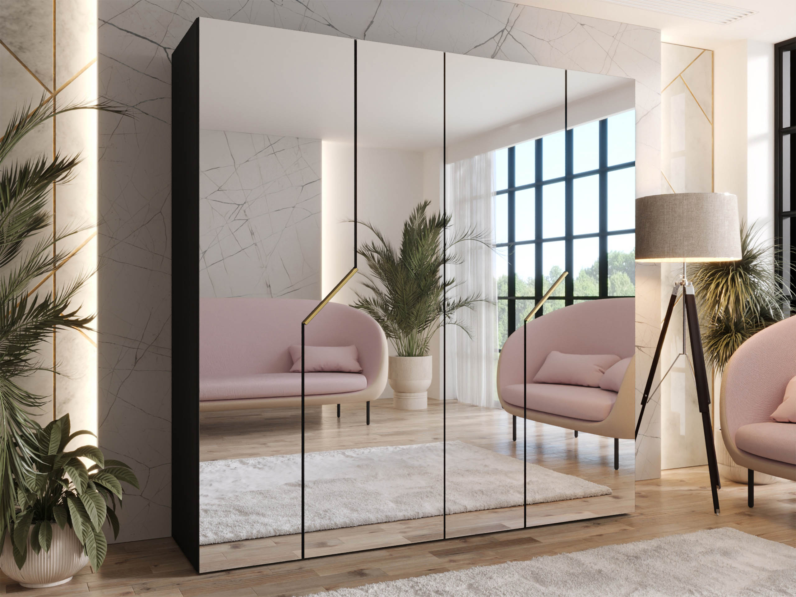 Dulap Hartford 601 (Negru)
