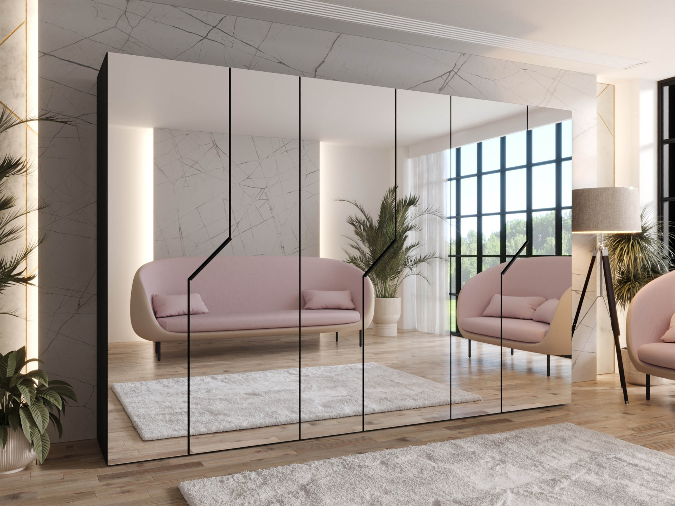 Dulap Hartford 602 (Negru)