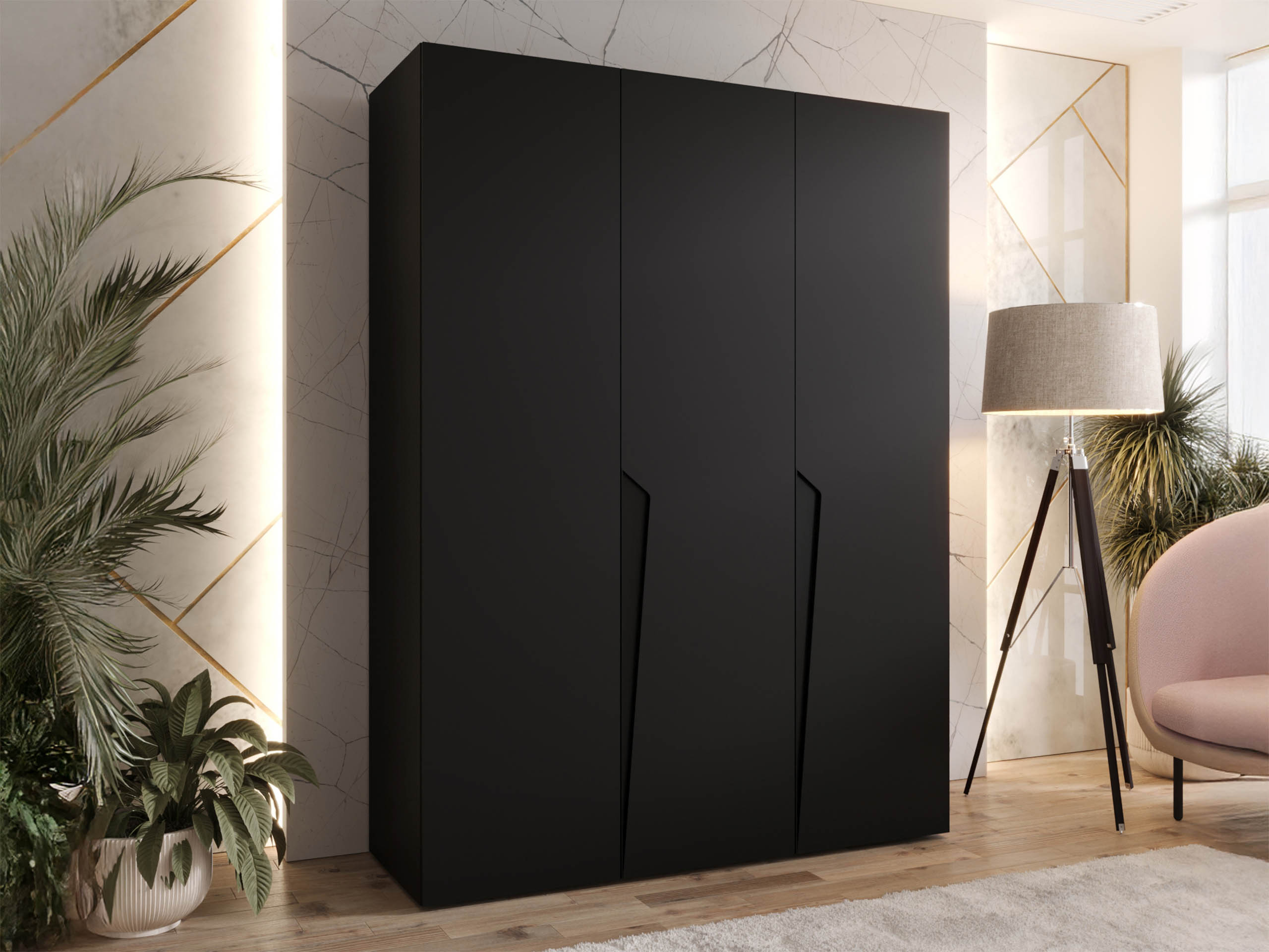 Dulap Hartford 604 (Negru)