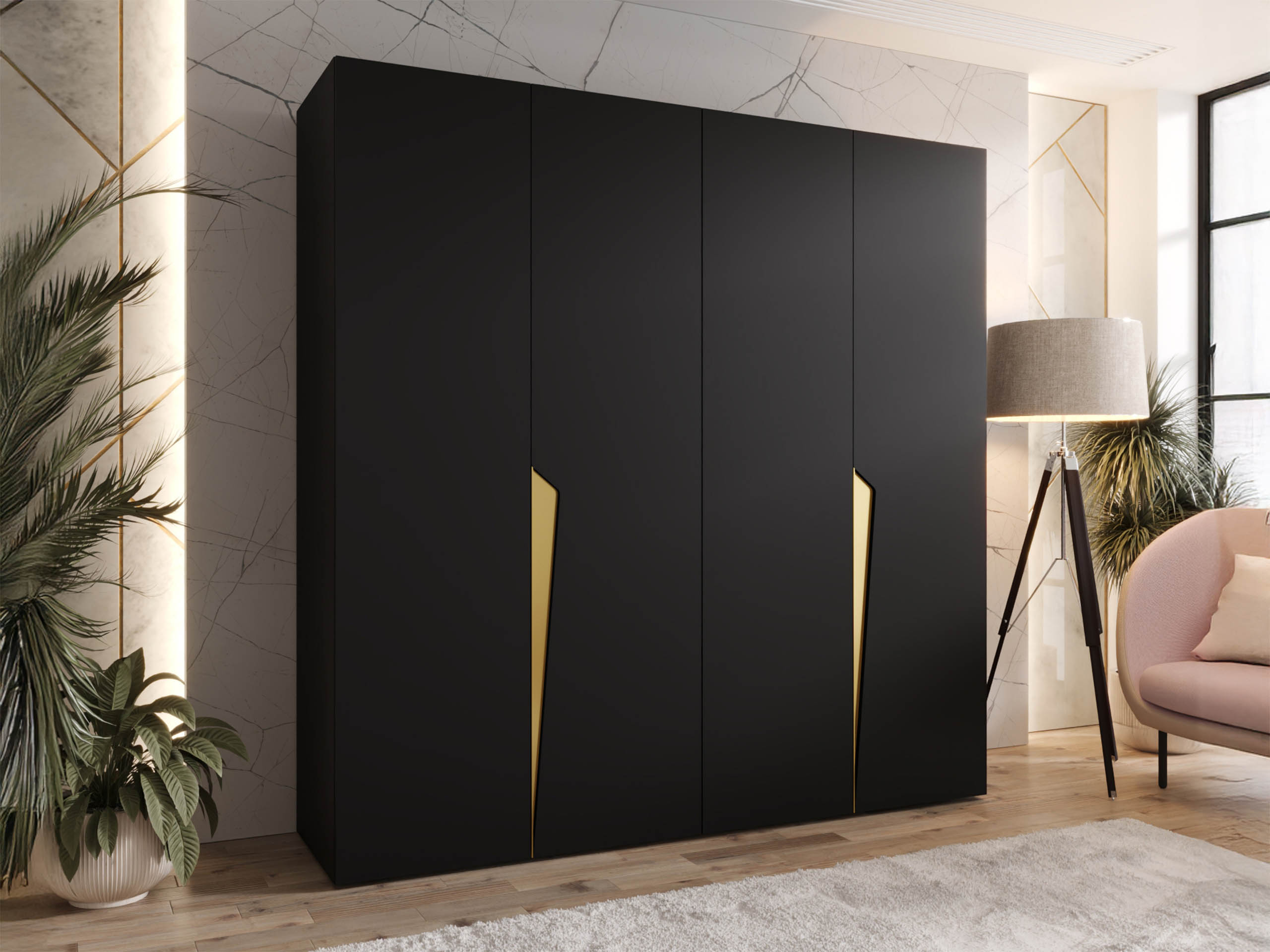 Dulap Hartford 605 (Negru)