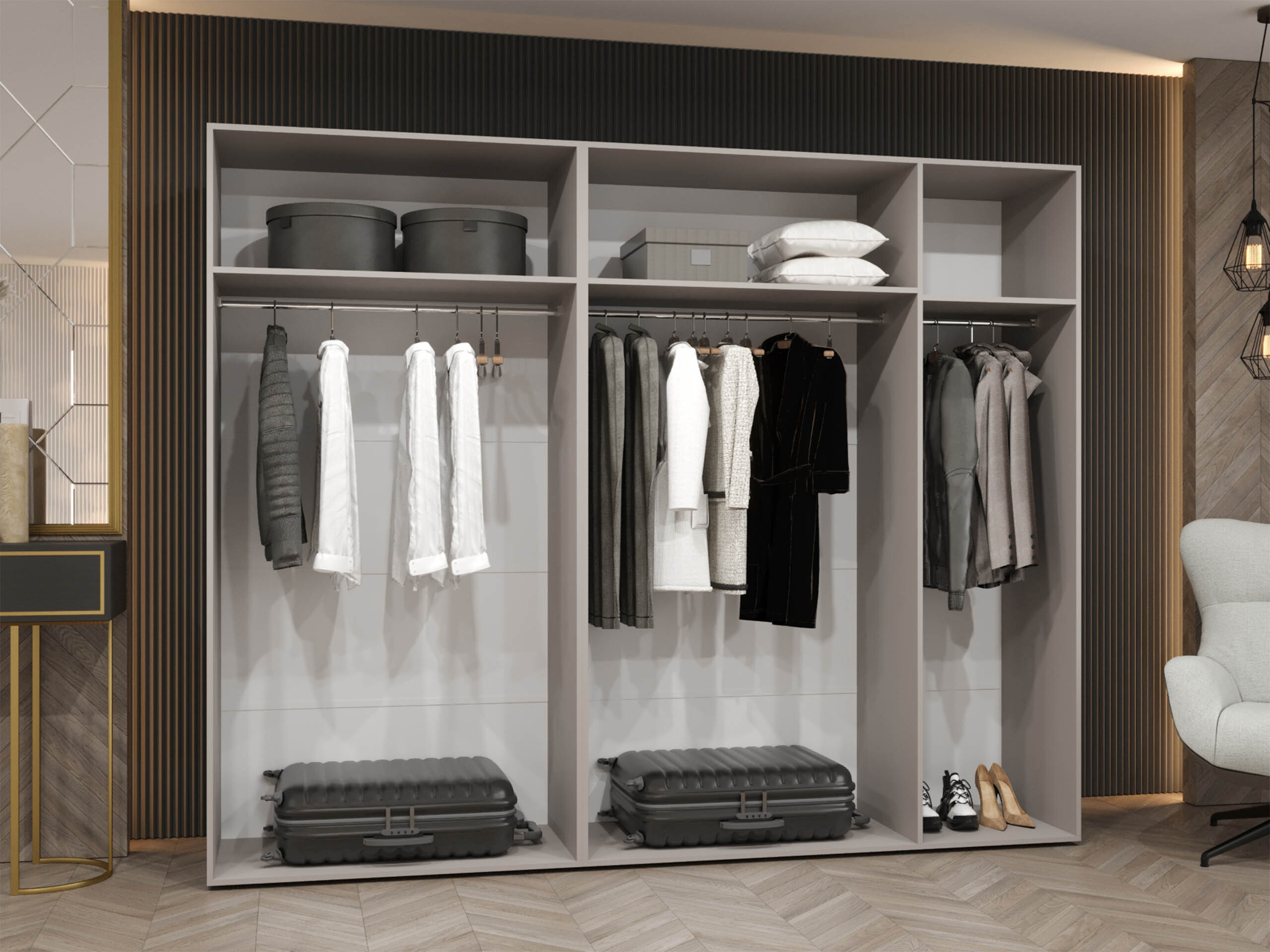 Dulap Hartford 606 (Negru)