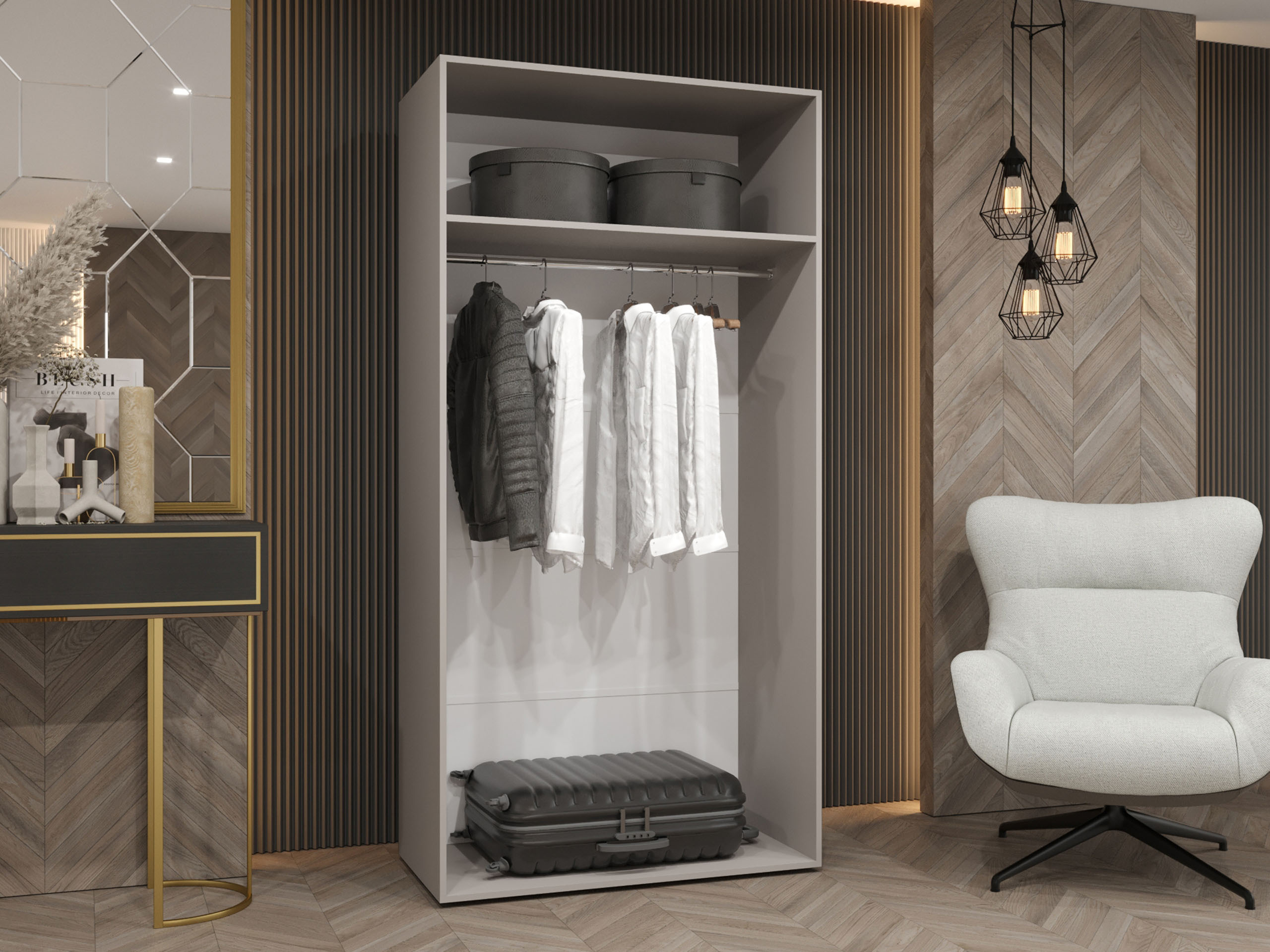 Dulap Hartford 608 (Alb)